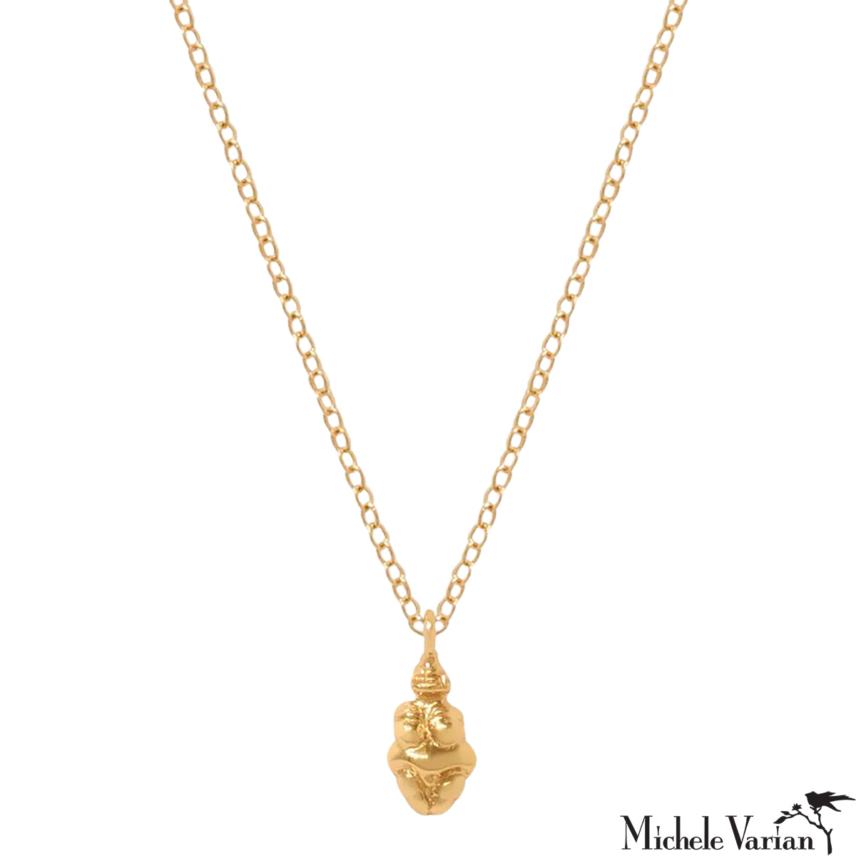 Gold Willendorf Necklace - Elegant Venus Figurine Pendant Jewelry for Women | Perfect for Gifts, Parties & Boho Fashion