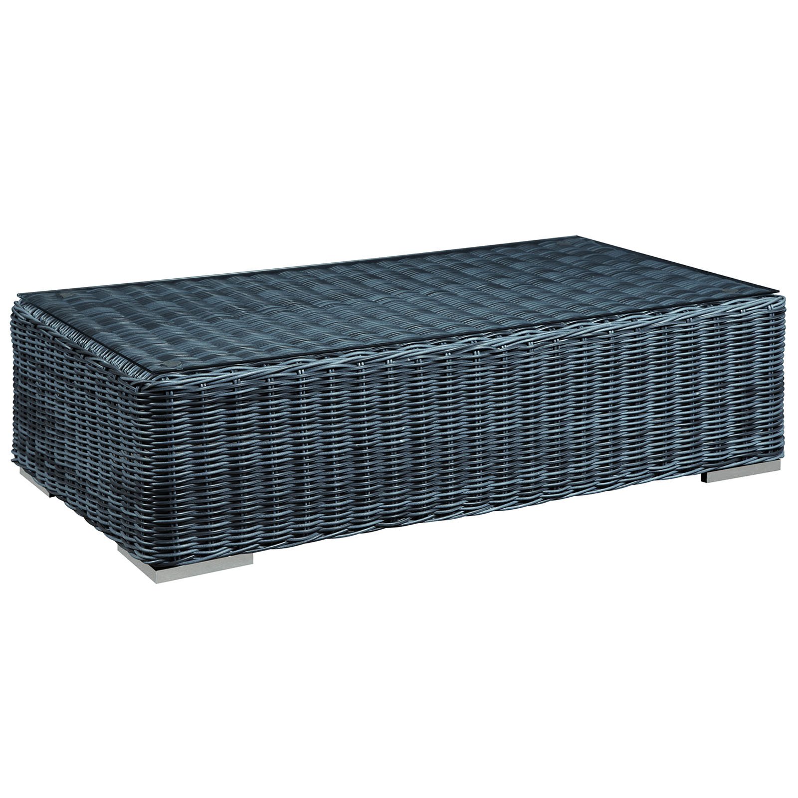 Modern 7-Piece Outdoor Patio Sectional Sofa Set - Beige Wicker Furniture with All-Weather Cushions for Backyard, Poolside & Garden Relaxation