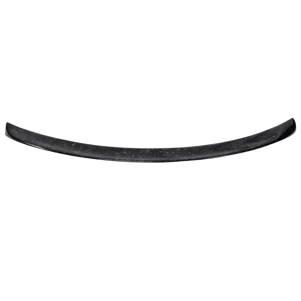 IKON MOTORSPORTS Carbon Fiber Trunk Spoiler for 2012-2025 Tesla Model S Sedan | OE Style Rear Wing | Enhances Aerodynamics & Sporty Look | Perfect for Car Enthusiasts & Performance Upgrades