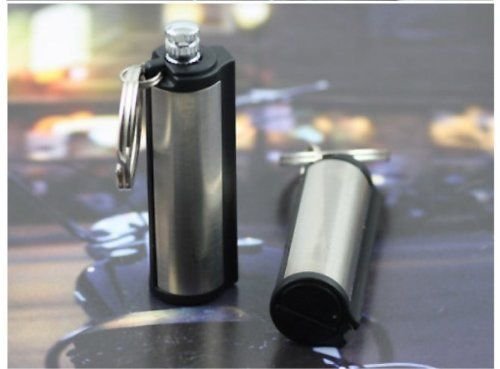 Refillable Permanent Match Box Lighter - Windproof & Waterproof Survival Fire Starter for Camping, Hiking, and Emergency Preparedness
