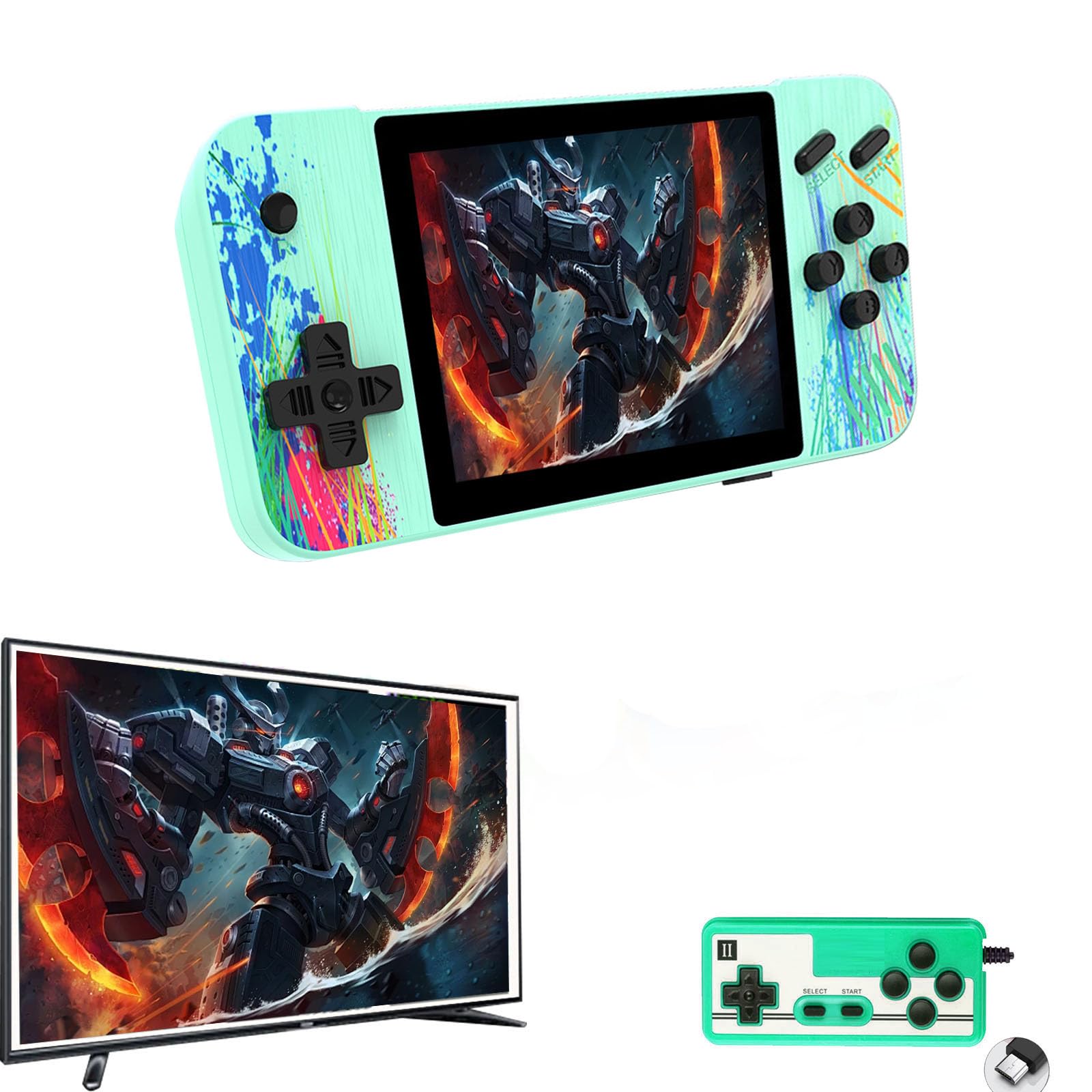 Retro Gameboy Handheld Console - Portable 3.5