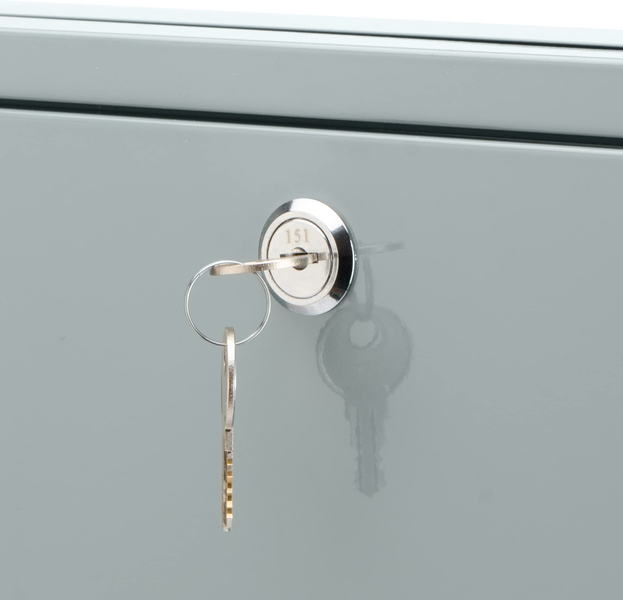 Barska Wall Mount Secure Locking Mail Drop Box with Key - Multi-Purpose Suggestion Box for Home, Office & Classroom - Ideal for Secure Package Delivery, Document Collection & Confidential Suggestions