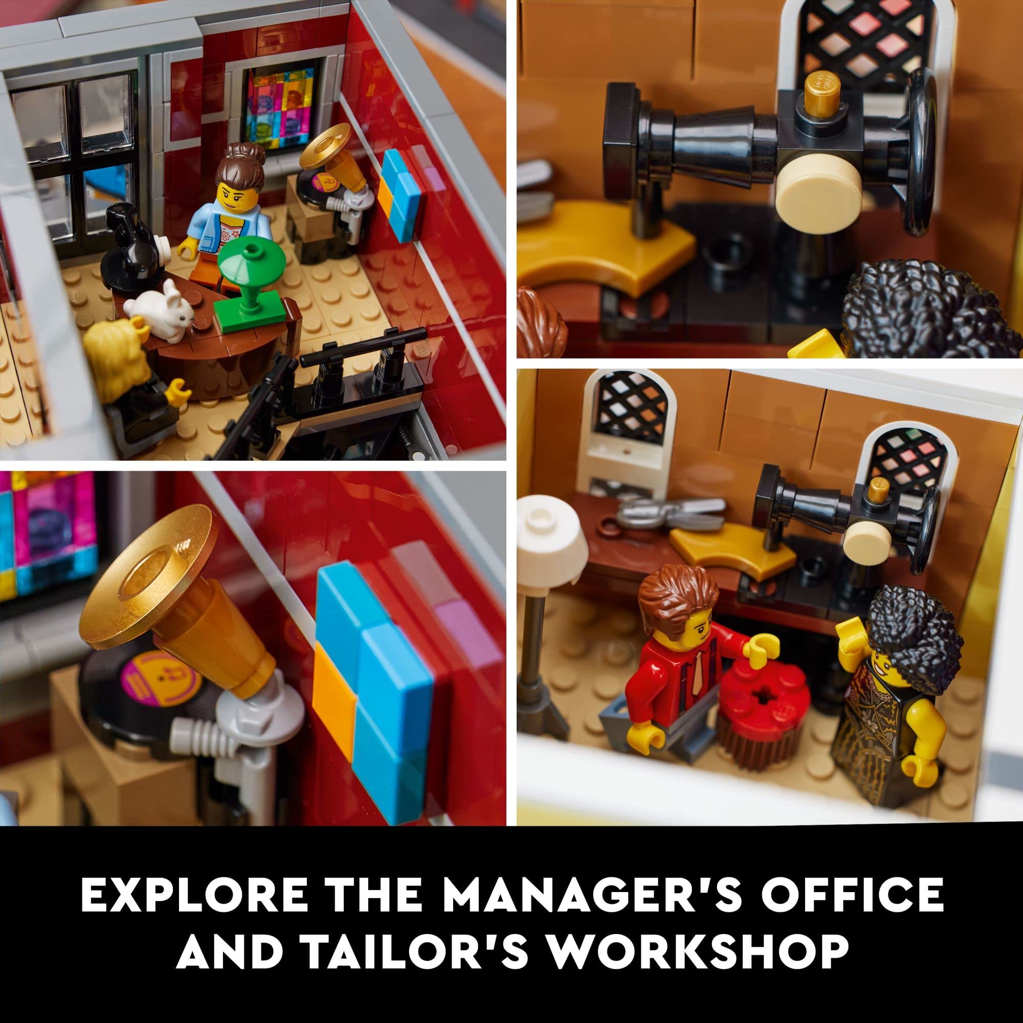 LEGO Icons Jazz Club 10312 Building Set for Adults & Teens - Collectible Music Gift with 5 Detailed Rooms & 8 Minifigures - Perfect for Musicians, Jazz Fans & Home Decor - Great for Display, Gifting & Creative Play
