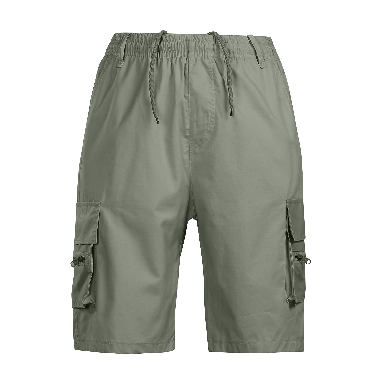 Men's Cargo Shorts - Relaxed Fit Camouflage Work Shorts with Multiple Pockets | Khaki Camo | Casual, Running & Outdoor Activities | Perfect for Hiking, Gym & Summer Wear