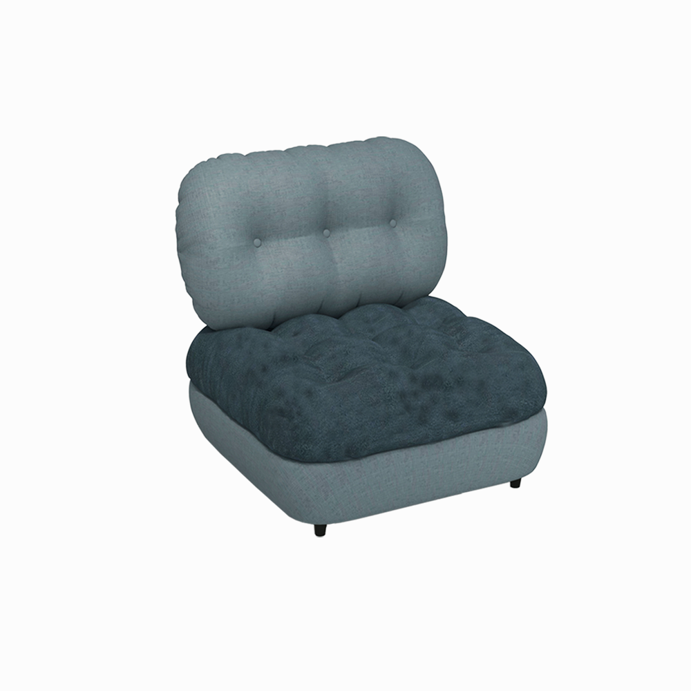 Modern Armless Sofa - Comfortable & Stylish Accent Chair for Living Room, Bedroom, or Office - Perfect for Small Spaces and Contemporary Decor