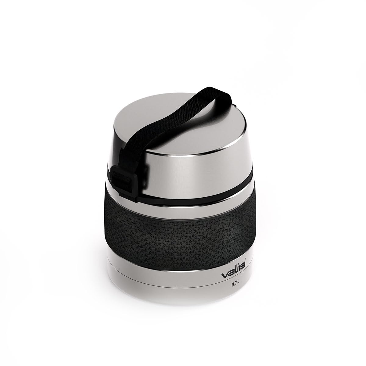 Premium Stainless Steel Thermal Food Container - 0.7L Insulated Lunch Box, Grey - Keeps Food Hot/Cold for Hours - Perfect for Office, School, Picnics & Outdoor Activities