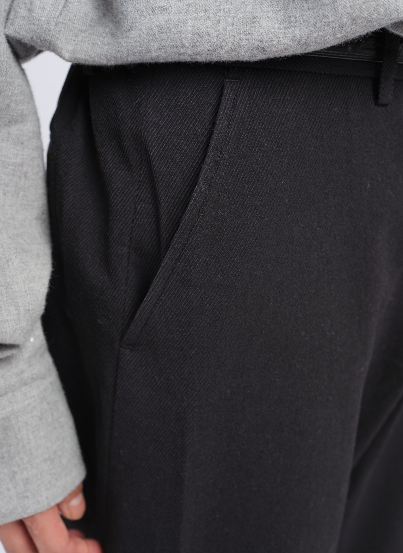 Solotex Garbardine Work Pants for Men - Slim Fit Tapered Ankle-Length Office Trousers [P 07] - Perfect for Business Casual & Professional Workwear