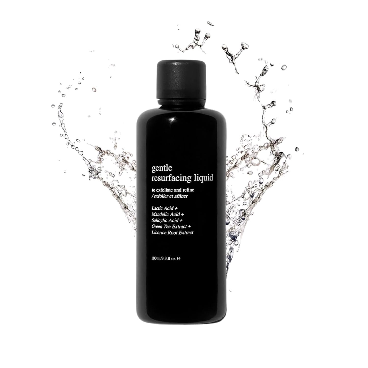 Gentle Resurfacing Liquid Exfoliator with Triple Acid Complex - Hydrating & Exfoliating Facial Toner for Pore Minimizing & Blemish Treatment - 100ml for Glowing Skin | Perfect for Daily Skincare Routine & Post-Workout Refresh