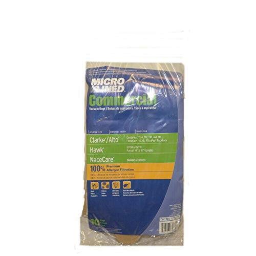 DVC Clarke Alto Combi Vac CL-50721B Micro Allergen Vacuum Cleaner Bags - 70 Pack | HEPA Filtration for Dust Mites, Pet Dander & Pollen | Perfect for Allergy Sufferers & Homes with Pets