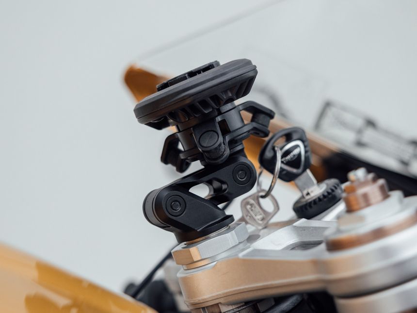 Quad Lock Vibration Dampener - Motorcycle Phone Mount Stabilizer for Smooth Riding | Reduces Handlebar Vibrations | Compatible with iPhone & Android | Perfect for Adventure Biking & Daily Commutes