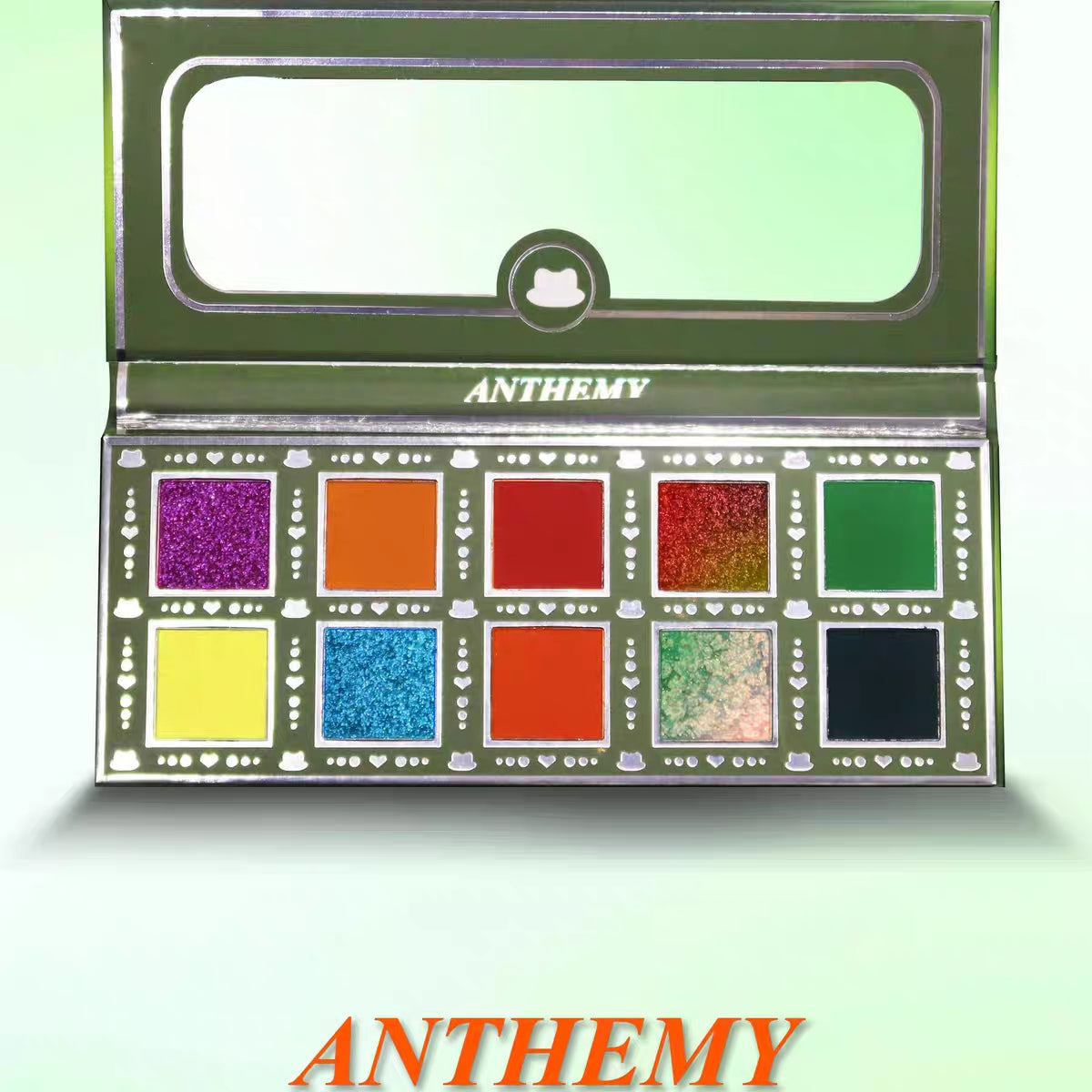Anthemy Living Creatures Compendium 2.0 Moon Series - Dart Frog & Chameleon Eyeshadow Palette | Vegan Makeup for Party, Cosplay & Fantasy Looks