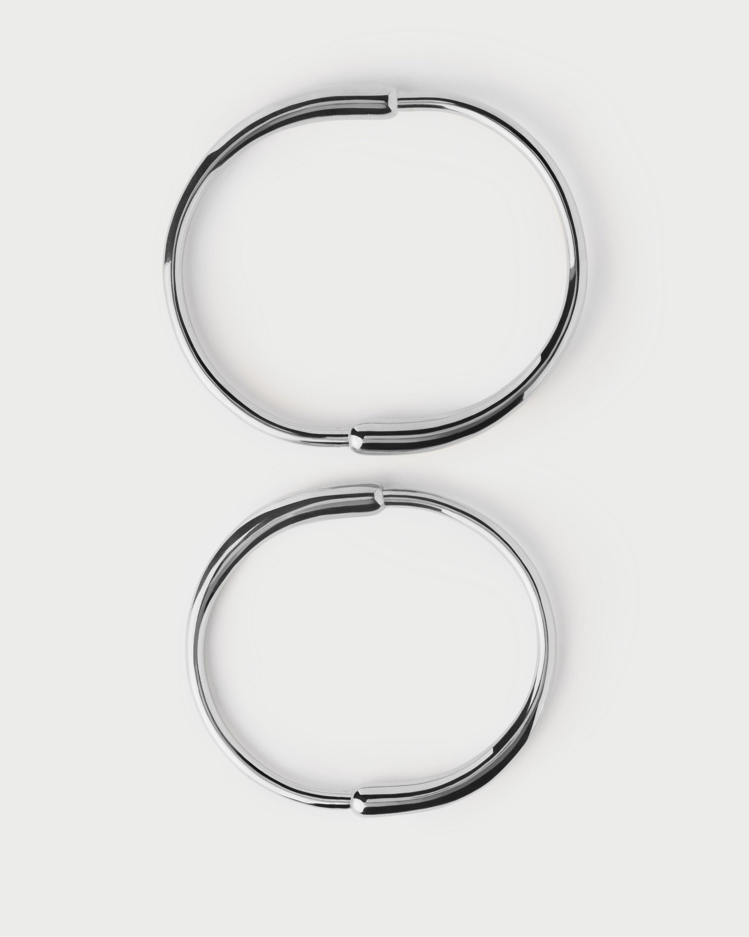 Sterling Silver Loop Bangle Bracelet for Women - Elegant Stackable Jewelry for Everyday Wear & Special Occasions