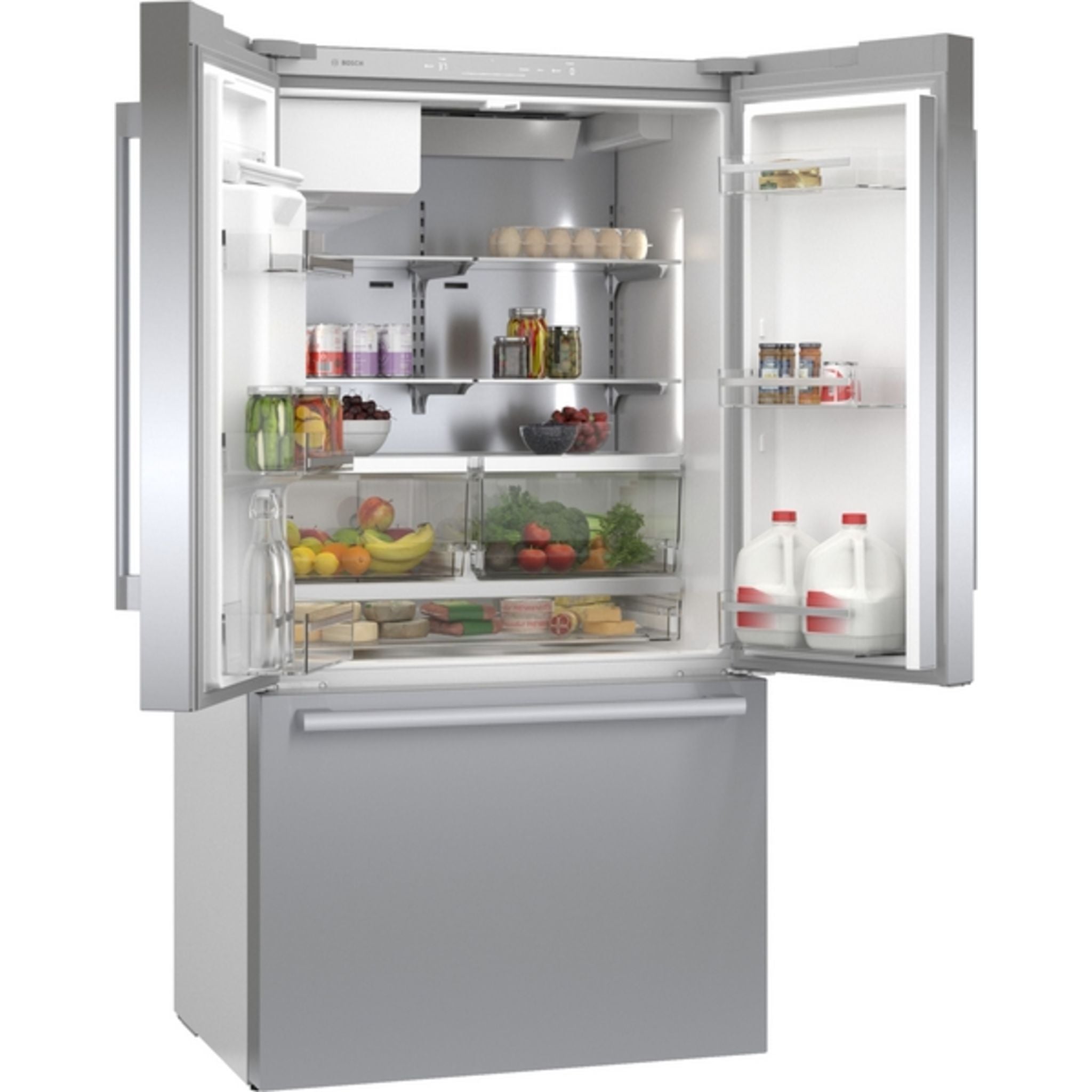 Bosch B36CD50SNS 36-Inch French Door Refrigerator with Stainless Steel Finish - Perfect for Modern Kitchens & Open-Concept Homes