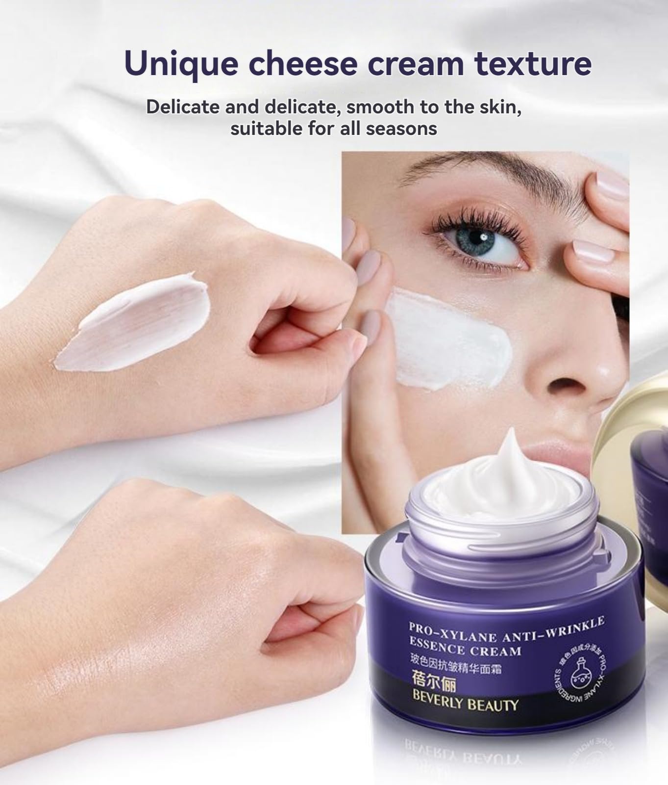 Anti-Aging Face Cream with Multi-Peptide & Collagen - Deep Hydration, Firming & Wrinkle Reduction Treatment for Mature Skin (50g/1.76oz) | Day & Night Moisturizer for Women & Men | Perfect for Dry Skin & Fine Lines Care