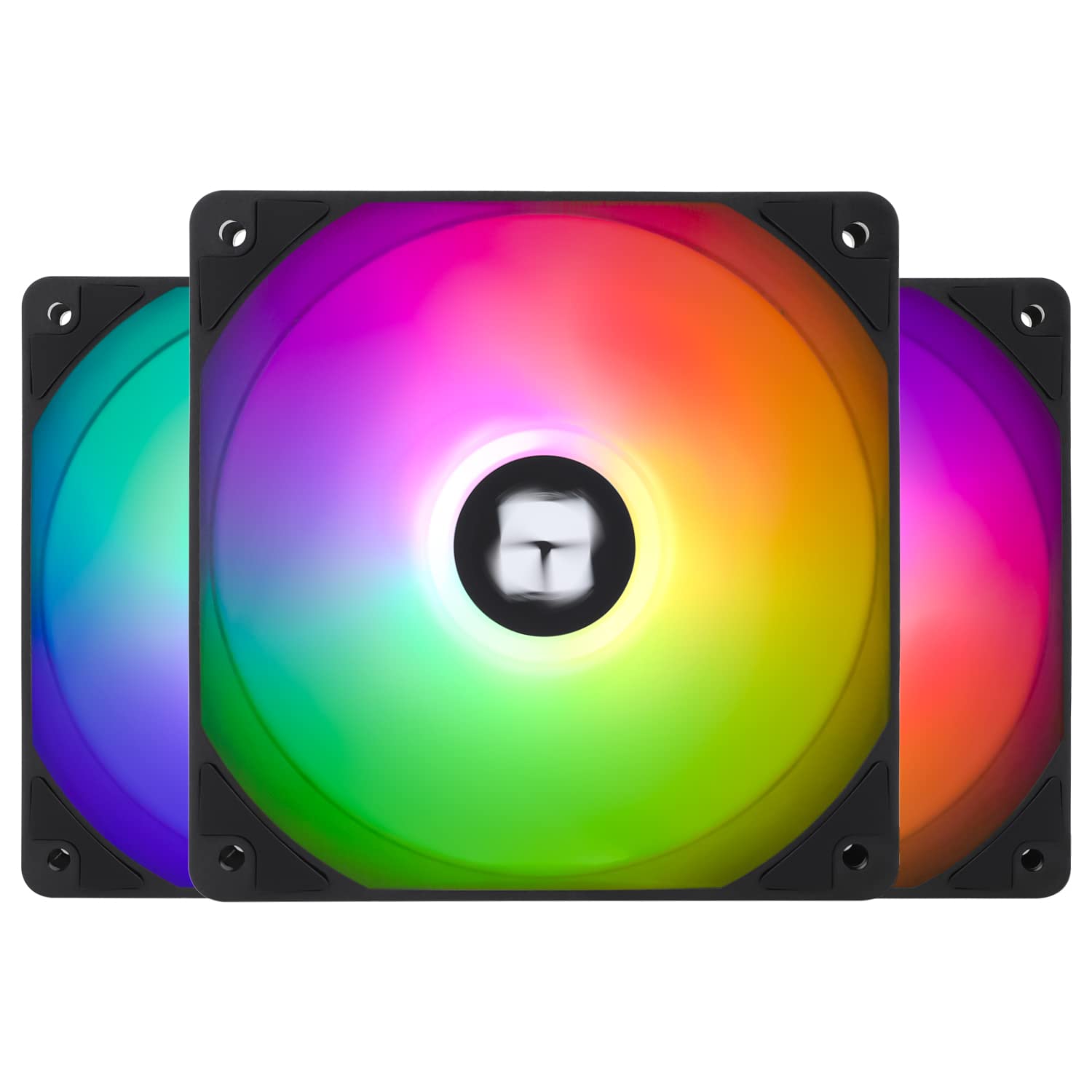 Thermalright TL-C12C-S 120mm ARGB PWM Case Fan - 3 Pack | High Performance S-FDB Bearing, Ultra Silent 1500RPM Cooling | Perfect for PC Gaming Rigs, Workstations & Custom Computer Builds