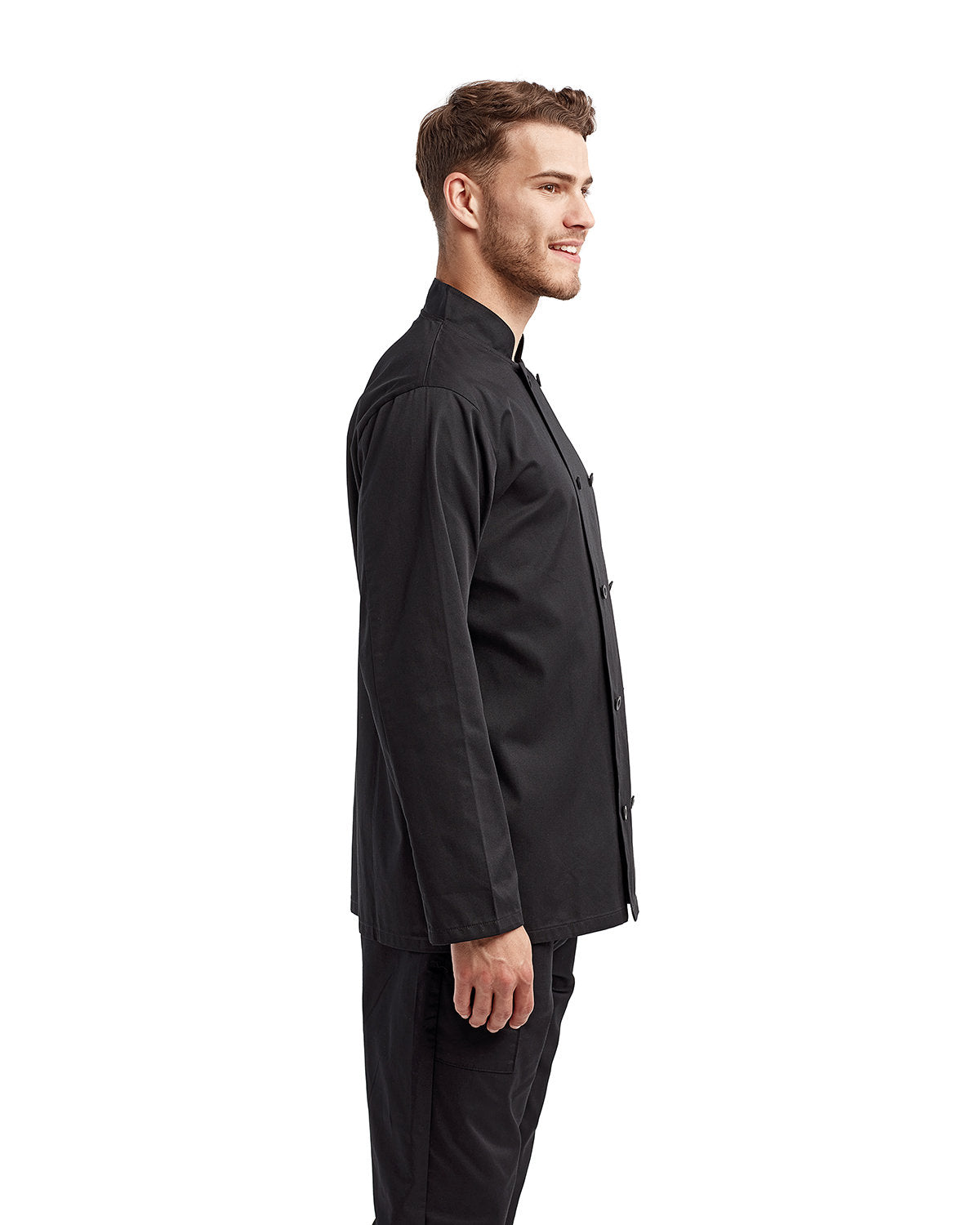 Reprime RP657 Unisex Long Sleeve Recycled Chef's Coat - Eco-Friendly Kitchen Apparel for Professional Chefs & Culinary Students | Perfect for Restaurants, Cooking Classes & Food Service
