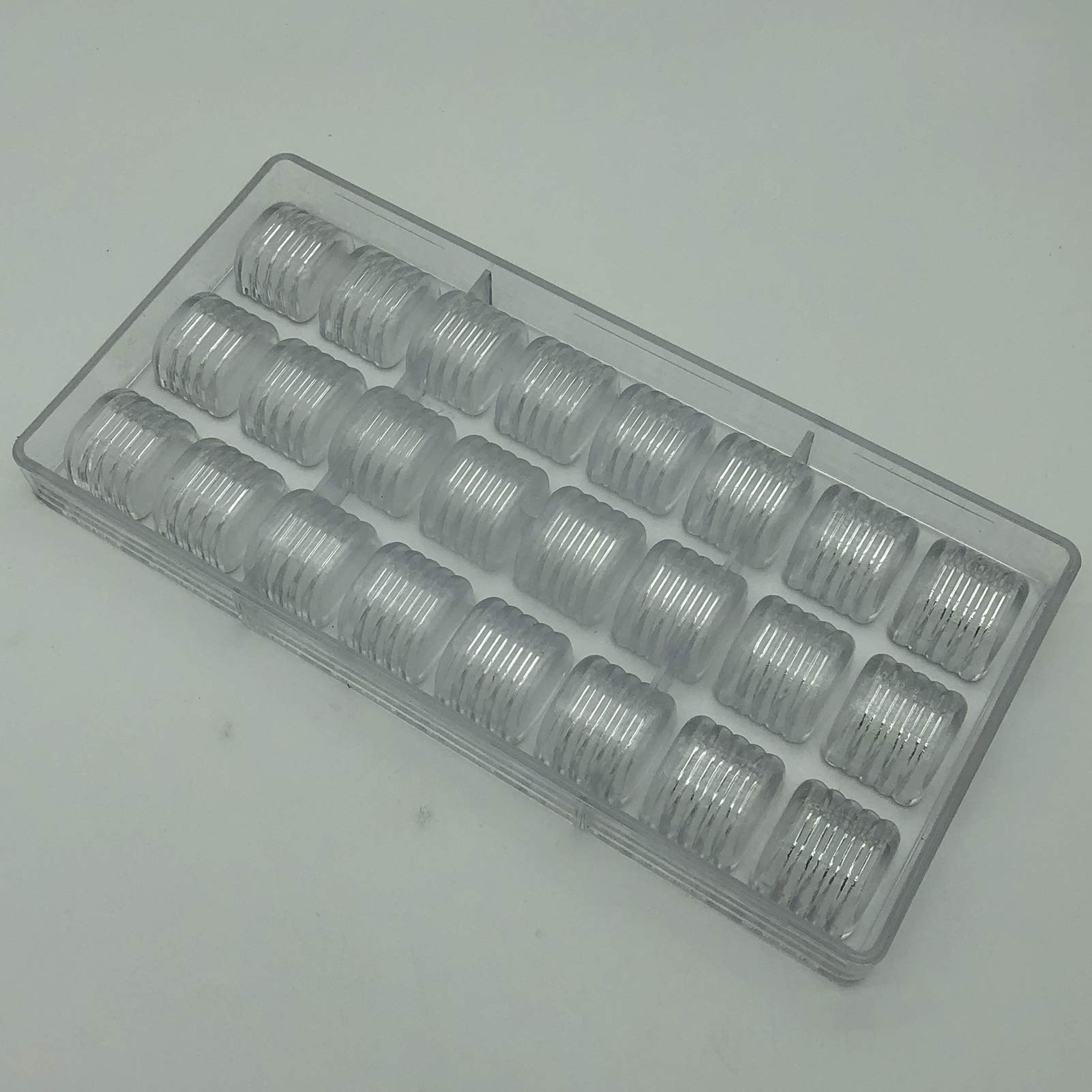 Thread-Shaped Candy Mold - DIY Polycarbonate Chocolate & Jelly Molds for Baking - Perfect for Cupcake Decorations, Candy Making, and Party Treats