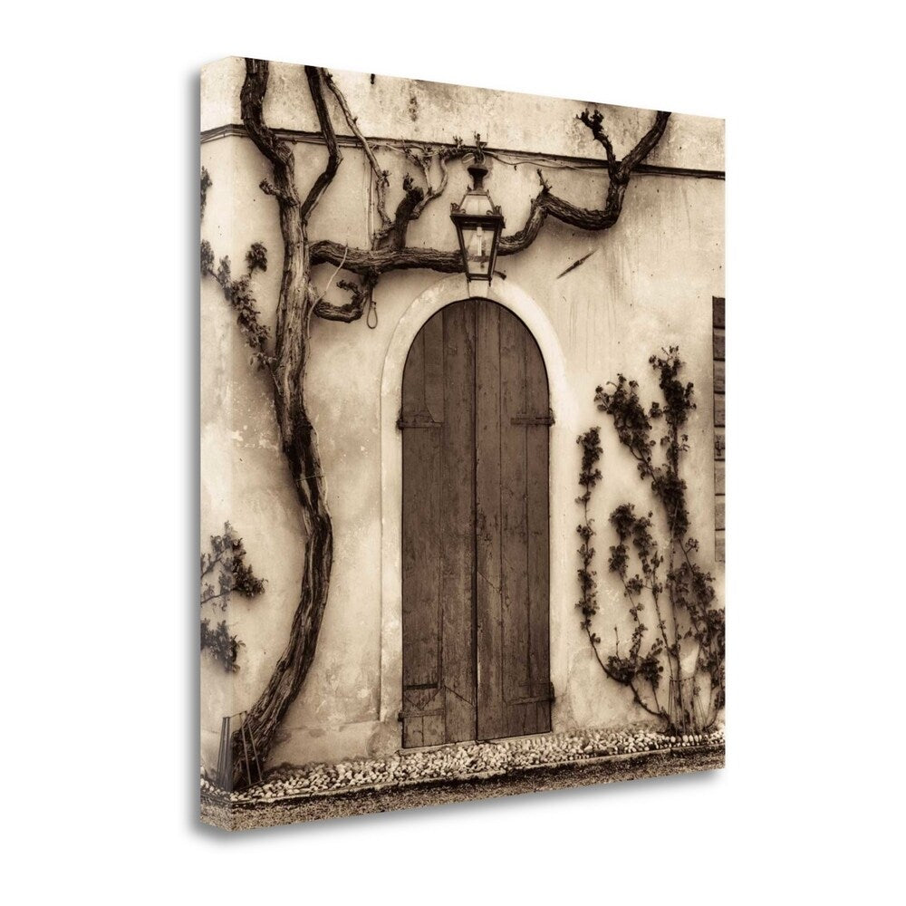 Vincenzo by Alan Blaustein - Premium Giclee Art Print on Gallery Wrapped Canvas - Italian Landscape Painting of Bassano del Grappa - Perfect for Living Room, Bedroom or Office Wall Decor