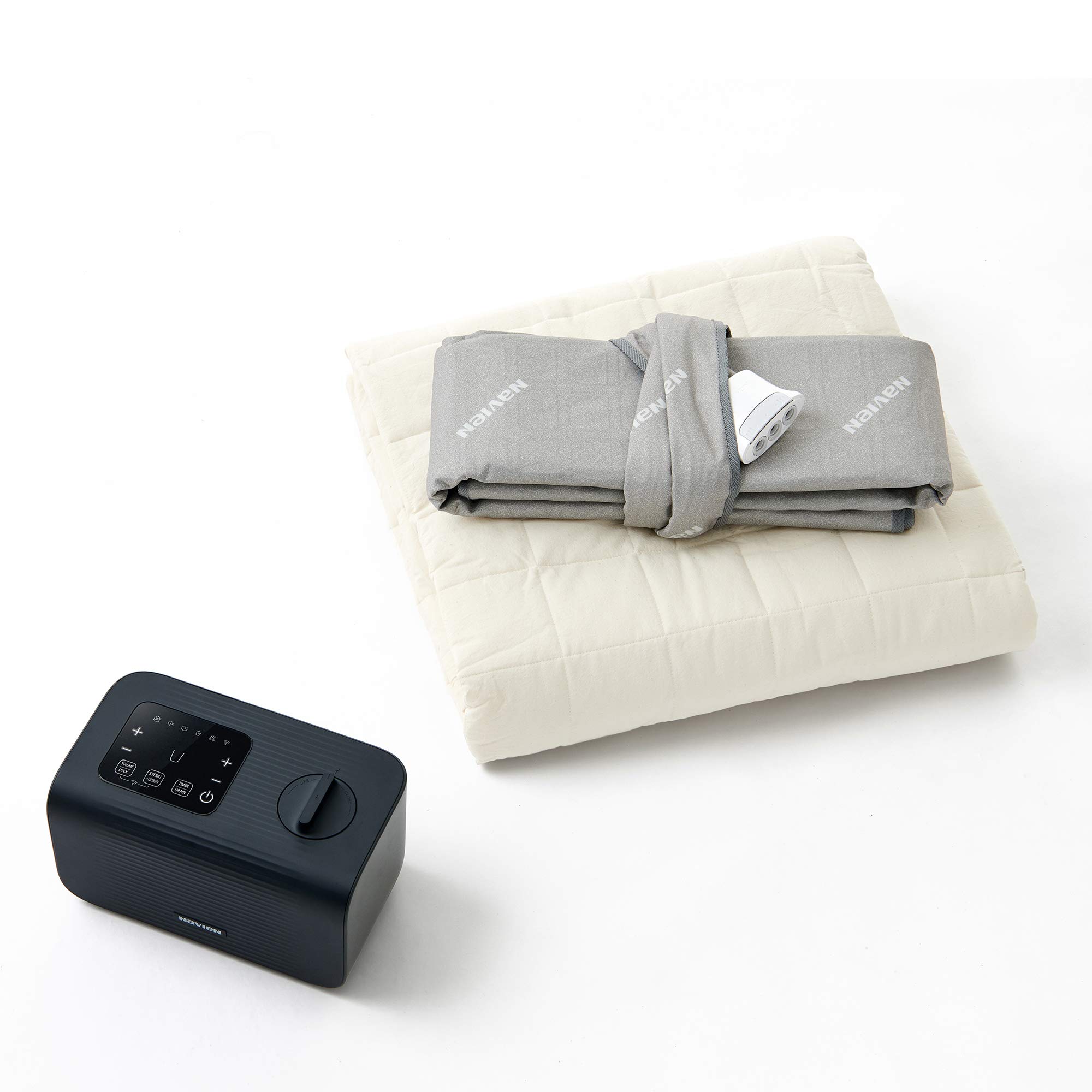 EQM 580 EMF-Free WiFi Water Heated Mattress Pad with Temperature Control - Eco-Friendly Warming Blanket for Stress & Muscle Relief - Perfect for Cold Nights, Back Pain & Relaxation