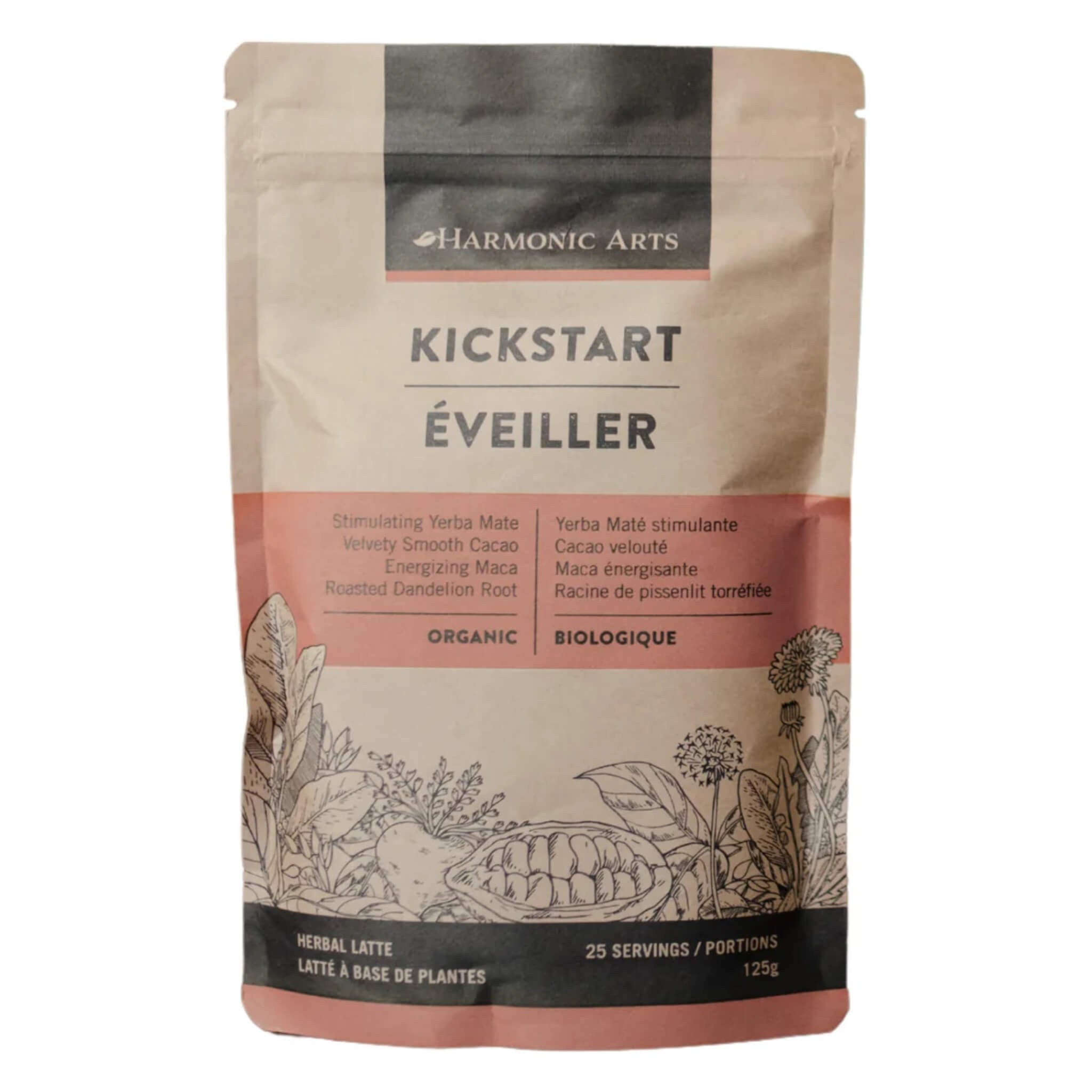 Organic Herbal Latte Mix - Natural Energy Boost & Wellness Drink for Coffee Lovers | Perfect for Morning Routine, Afternoon Pick-Me-Up & Relaxing Evenings