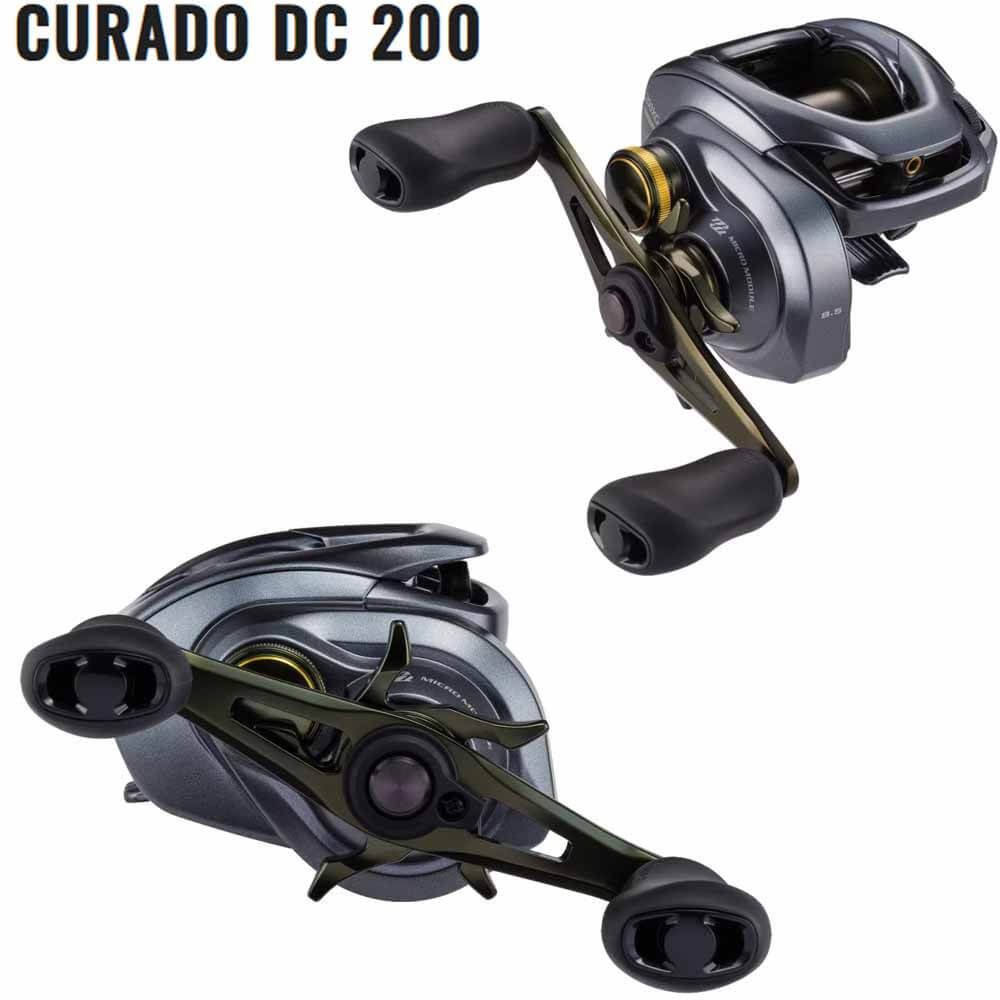 Shimano Curado DC Baitcasting Reel - High Performance Fishing Reel for Bass, Saltwater & Freshwater - Smooth Casting with Digital Control - Perfect for Tournament Anglers & Outdoor Enthusiasts