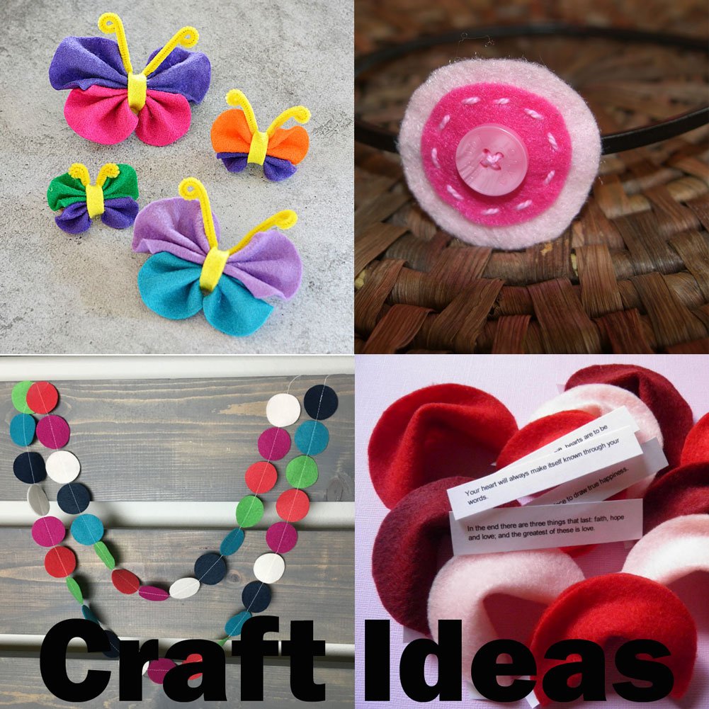 Playfully Ever After Neon Pink Craft Felt Circles (3 Inch - 30pc) - DIY Scrapbooking, Kids Crafts, Classroom Projects & Home Decor Accessories