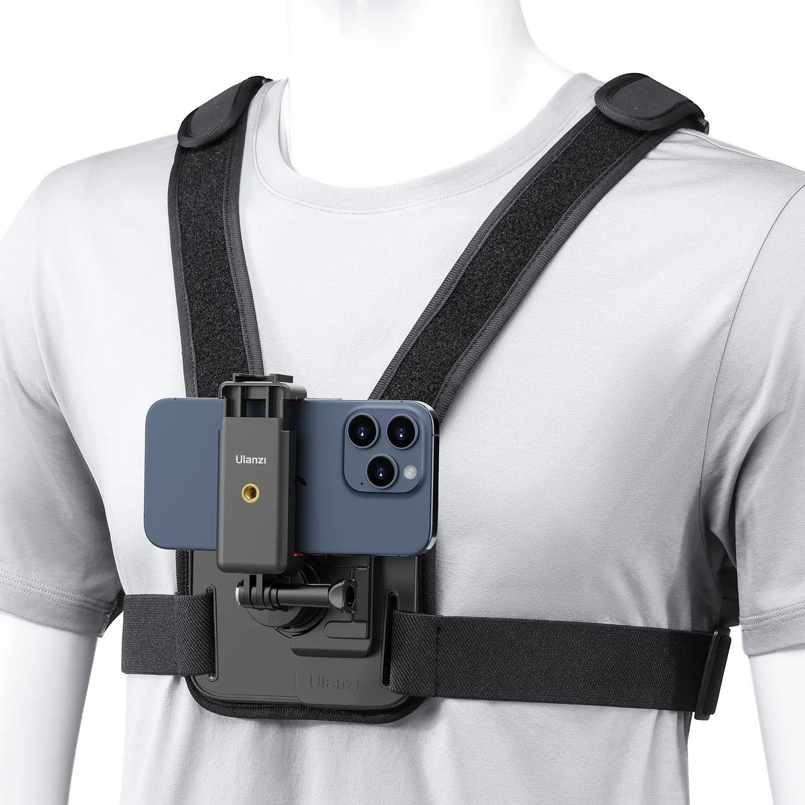Ulanzi CM028 Go Quick II Magnetic Action Camera Body Mount Harness for GoPro Hero 11/10/9/8/7 - Secure & Adjustable Chest Mount for Outdoor Sports, Vlogging, and Adventure Filming