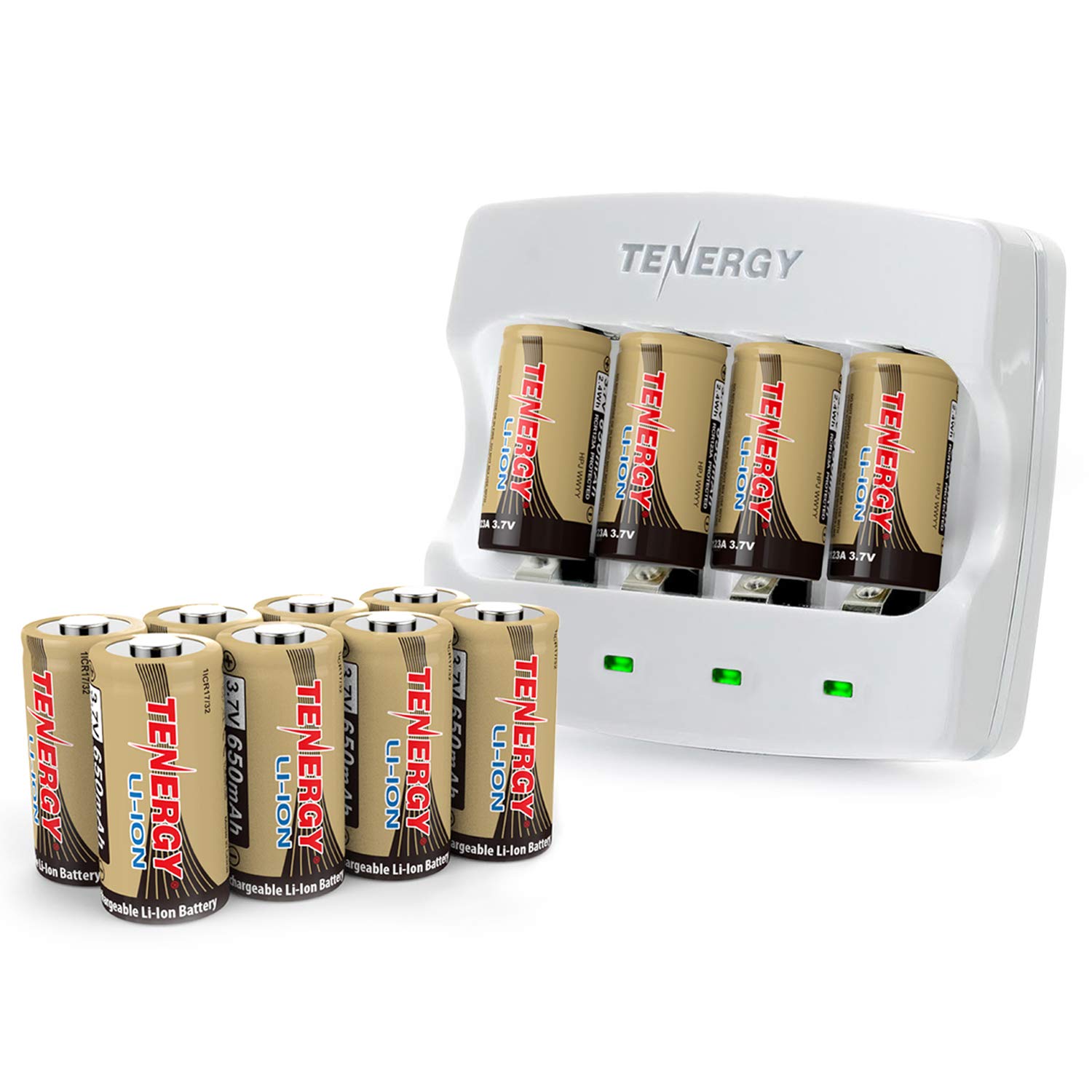 Tenergy 12 Pack Rechargeable AA Batteries with Smart Charger - Compatible with Arlo Pro, Pro 2, Ultra & Essential Wireless Security Cameras (Arlo Certified) - Perfect for Home Security & Outdoor Surveillance Systems