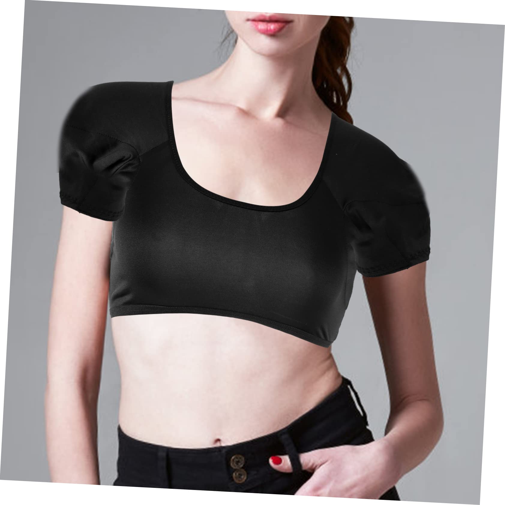 2Pcs Women's Quick Dry Breathable Underarm Sweat Pads - Washable Armpit Vest for Summer Sports, Gym & Outdoor Activities
