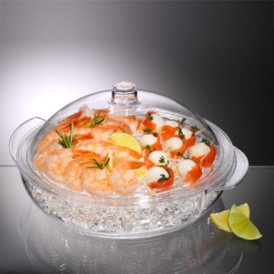 Premium Stainless Steel Server On Ice - Keep Drinks Cold for Parties, BBQs & Outdoor Events