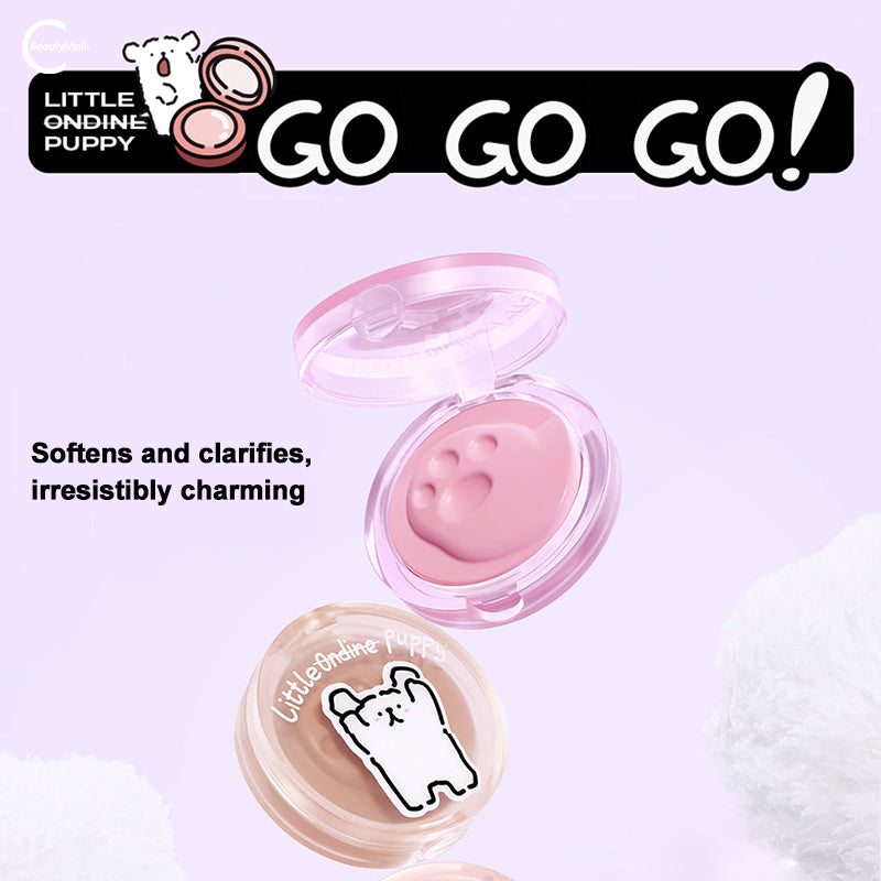 Little Ondine x Puppy Lines Heartbeat Blush Balm - Natural Cheek Tint for a Flawless Glow | Perfect for Everyday Makeup & Date Night Looks