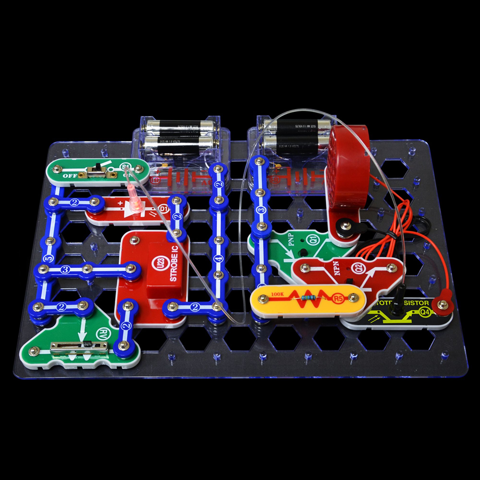Snap Circuits LIGHT Electronics Exploration Kit - STEM Educational Toy for Kids & Teens - Learn Circuits with Light Projects - Perfect for Home, Classroom & Science Fair Projects