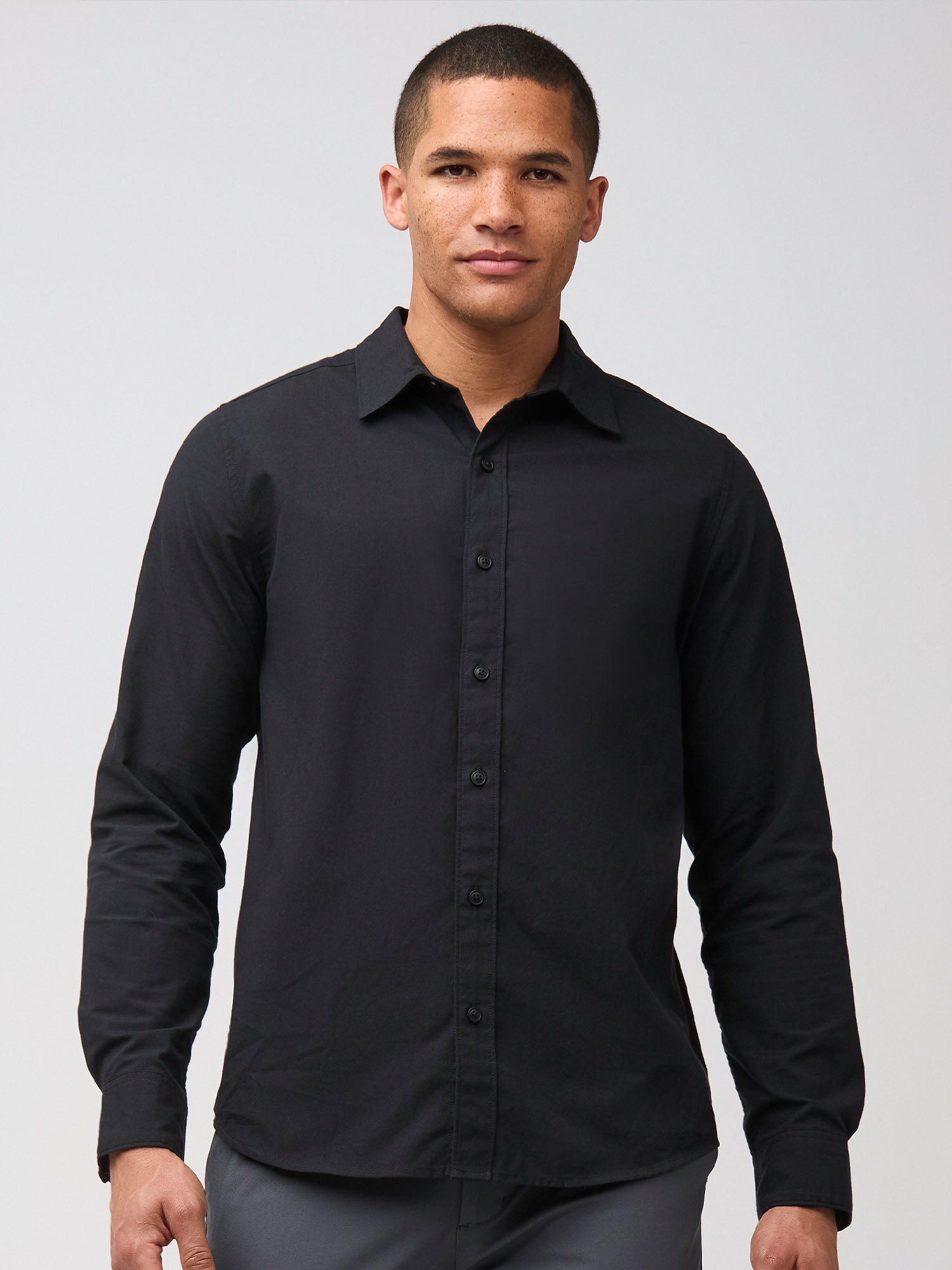 Best Selling Men's Long Sleeve Button-Up Shirts 3-Pack - Casual Office Wear & Everyday Comfort