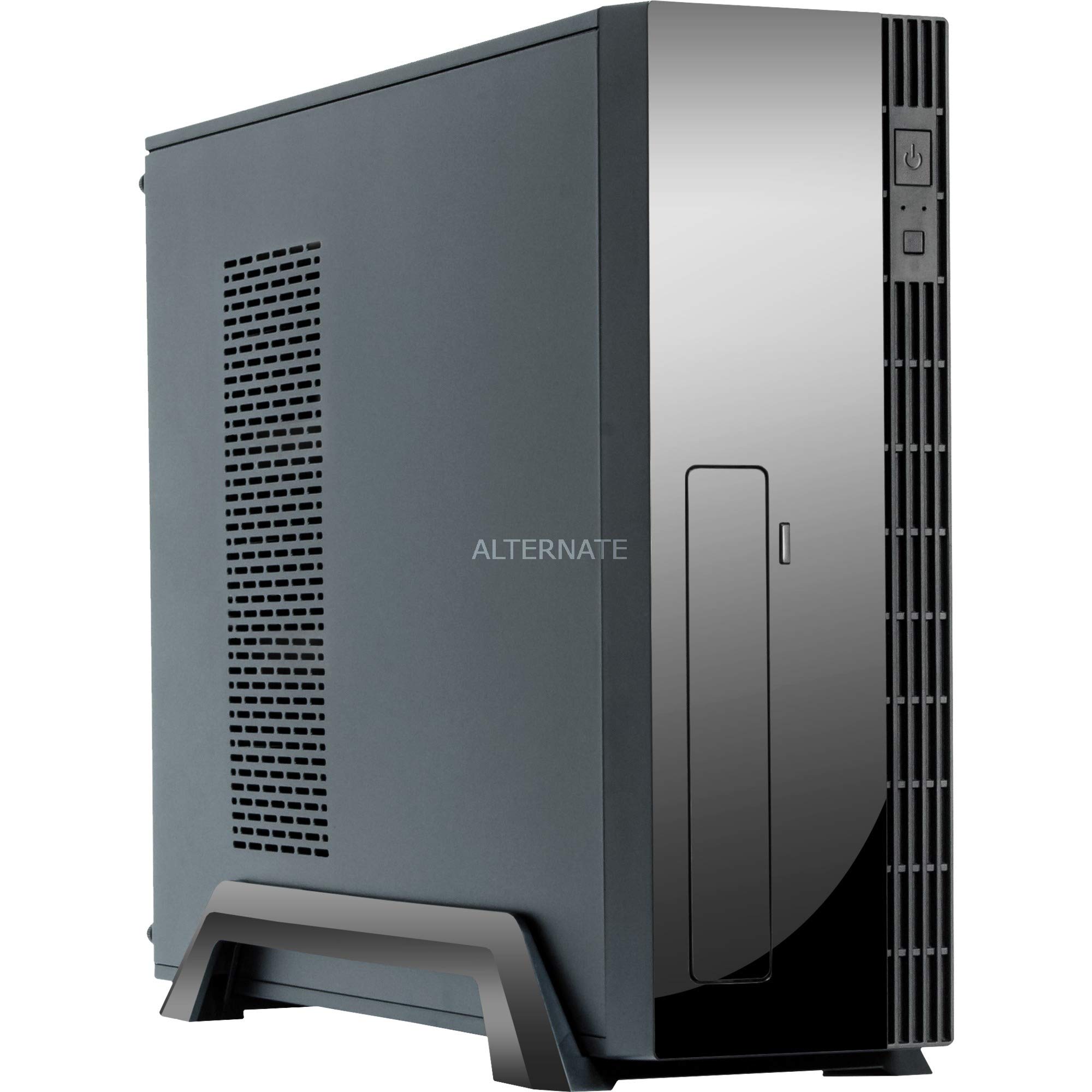 Chieftec UE-02B Mini-Tower PC Case - Black Metal Micro-ATX Computer Chassis for Home & Office Desktop Builds | Compact Gaming & Workstation Setup