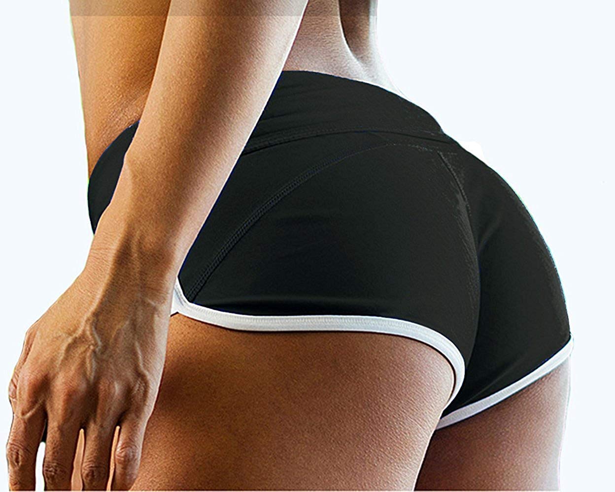 Women's High Waist Yoga Shorts - Breathable Workout Shorts for Running, Gym, Fitness & Activewear | Perfect for Yoga, Pilates & Lounge Wear