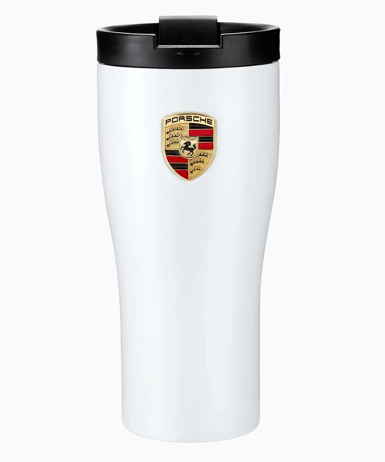 Porsche GT1 Travel Mug - Insulated Stainless Steel Coffee Cup with Lid - Perfect for Commuting, Office & Outdoor Adventures