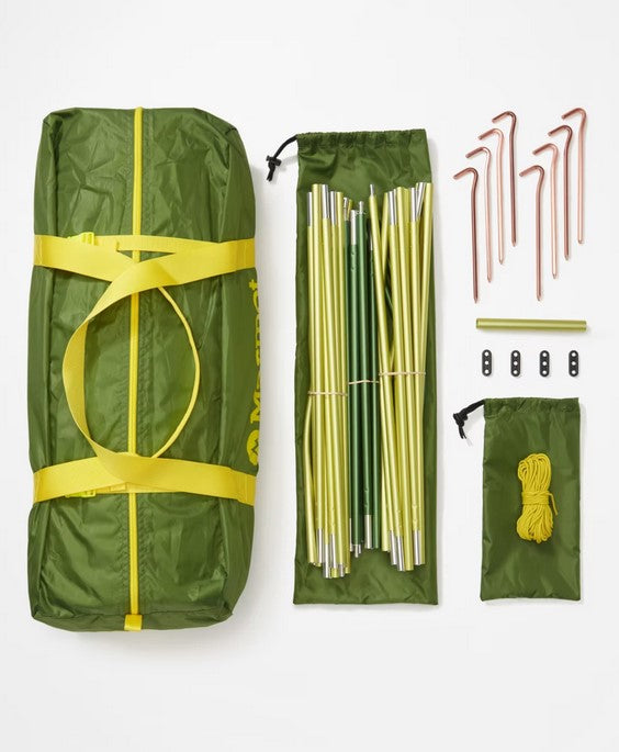 Marmot Limestone 4P Tent - 4 Person Waterproof Camping Tent with Rainfly, Lightweight & Spacious for Outdoor Adventures - Perfect for Family Camping, Hiking Trips, and Backpacking in All Seasons