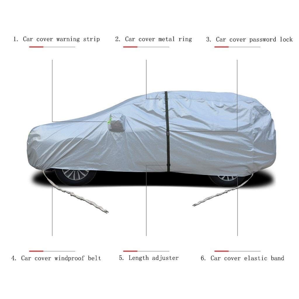 Fiat 500 & 124 Spider Abarth Car Cover - All Weather Waterproof, Windproof, Dustproof Outdoor Protection - Breathable Thick Fabric for Indoor/Outdoor Use - Perfect for Parking, Storage & Travel