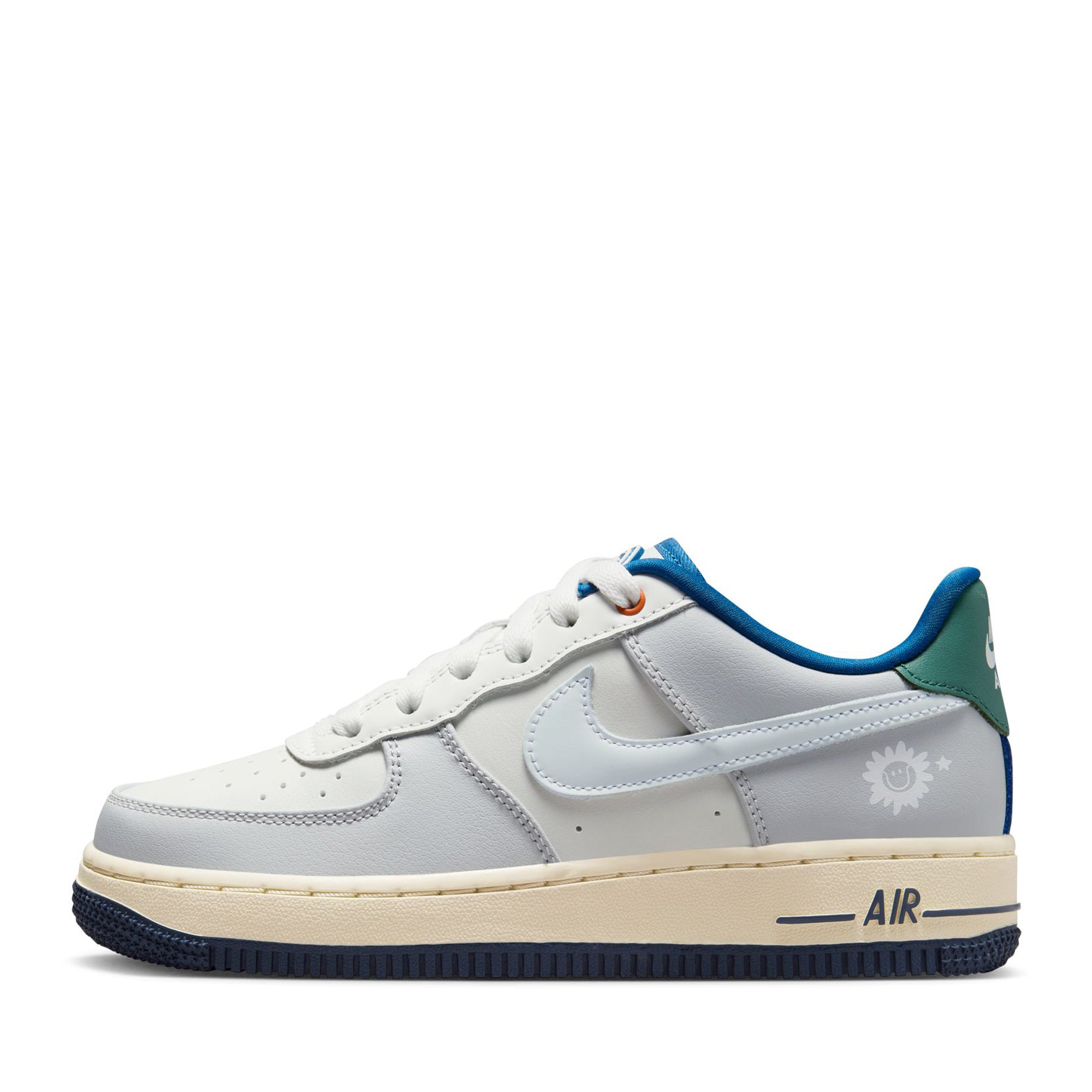 Nike Air Force 1 LV8 (GS) Sneakers for Girls - Sail/White - Comfortable Athletic Shoes for Running, School & Casual Wear