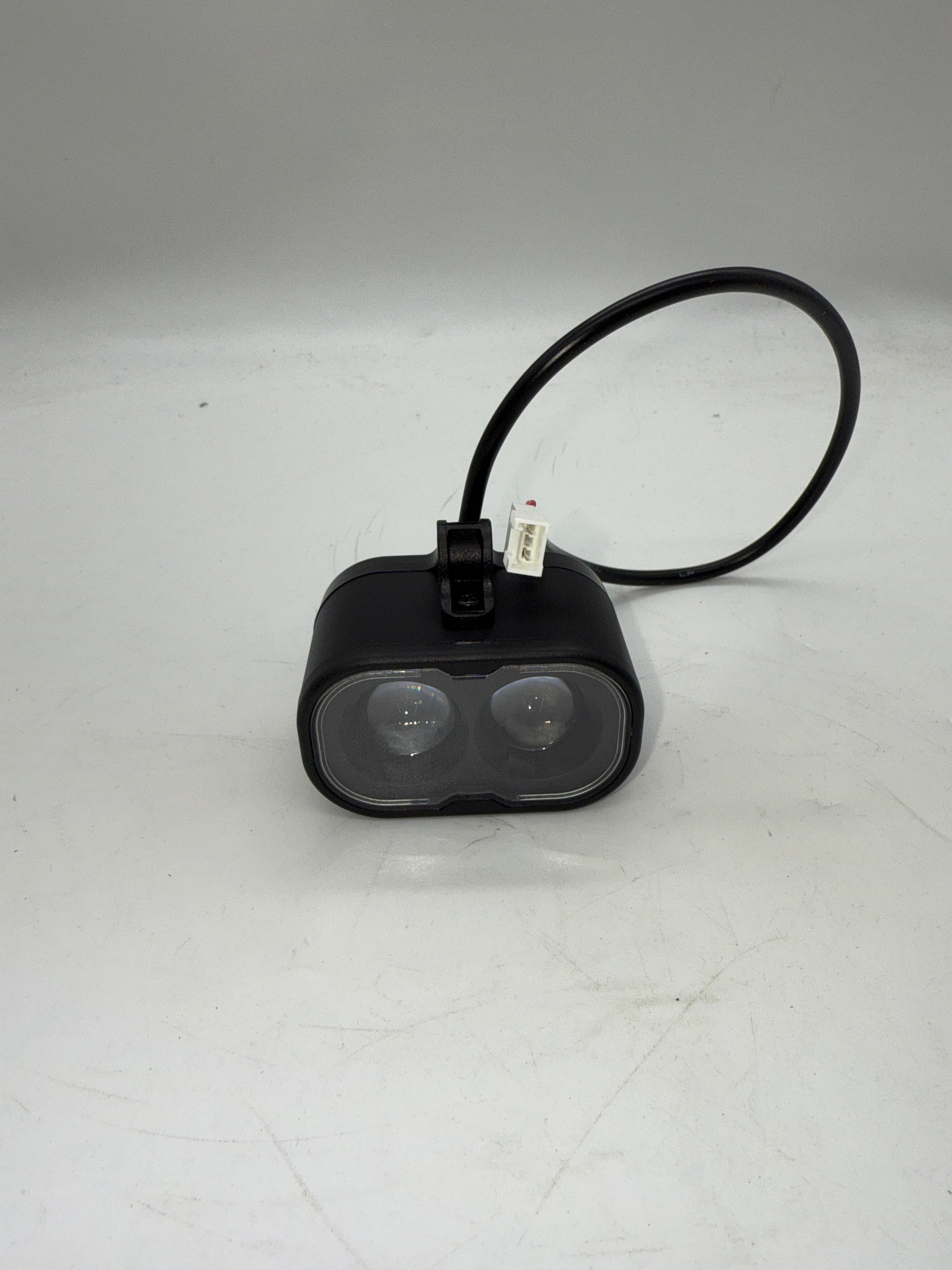 Punk Rider Motorcycle LED Headlight with Horn - High Brightness for Night Riding, Safety Alert System for Cruiser & Chopper Bikes - Perfect for Urban Commuting & Highway Adventures