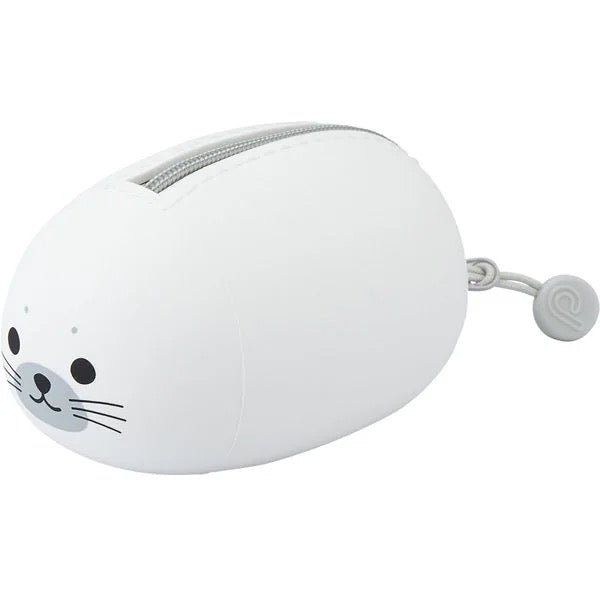 PuniLabo Nekorobi Pouch Case - Cute Cat Design Zipper Pouch for Stationery & Small Accessories - Perfect for School, Office & Travel Organization - by LIHIT LAB