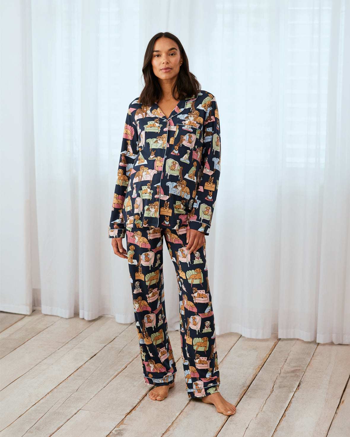 Maternity Pajama Set for Dogs - Soft Long Sleeve Nightwear with Cute Prints - Perfect for Pregnant Dogs' Comfort & Relaxation at Home