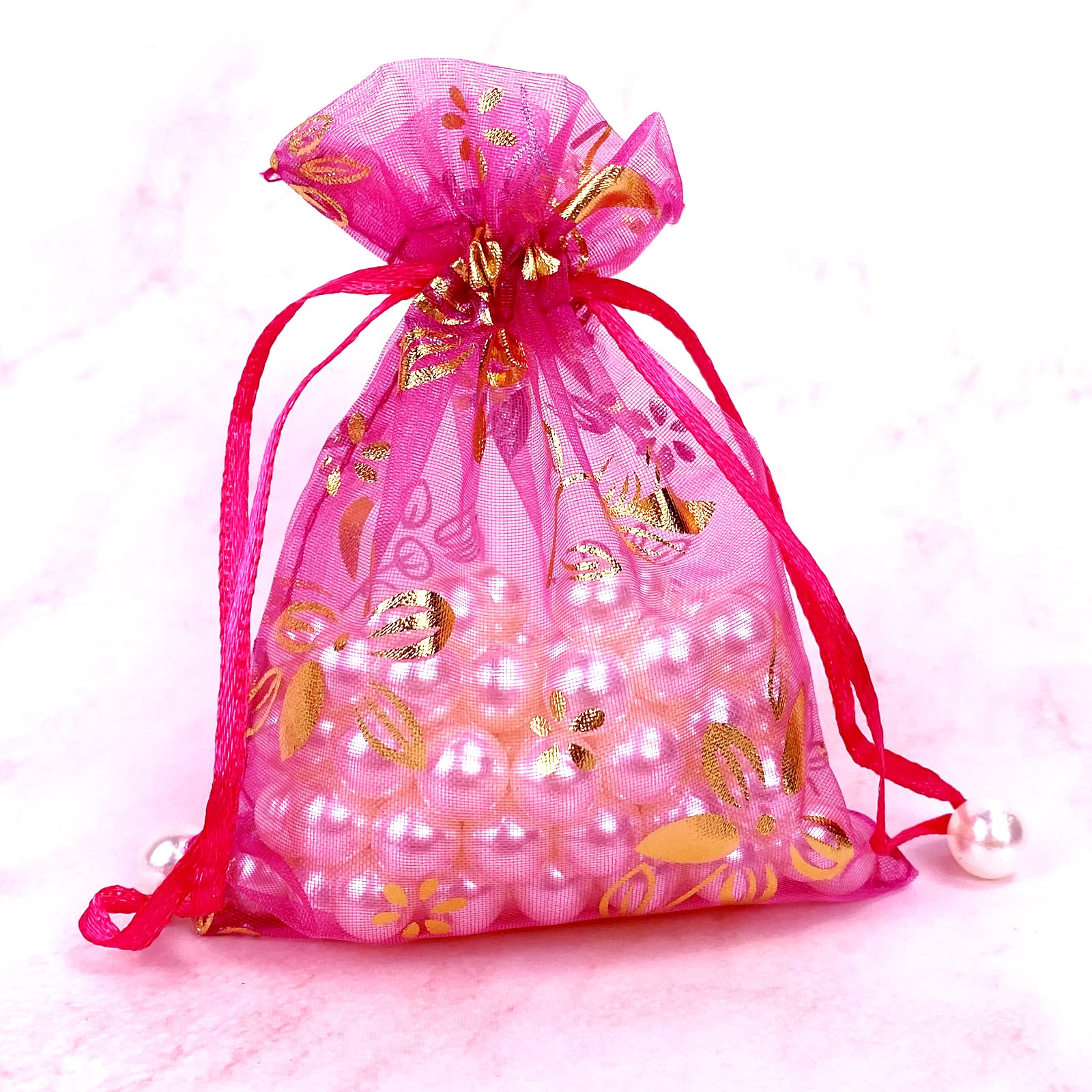 100 PCS Small Organza Bags 3.54
