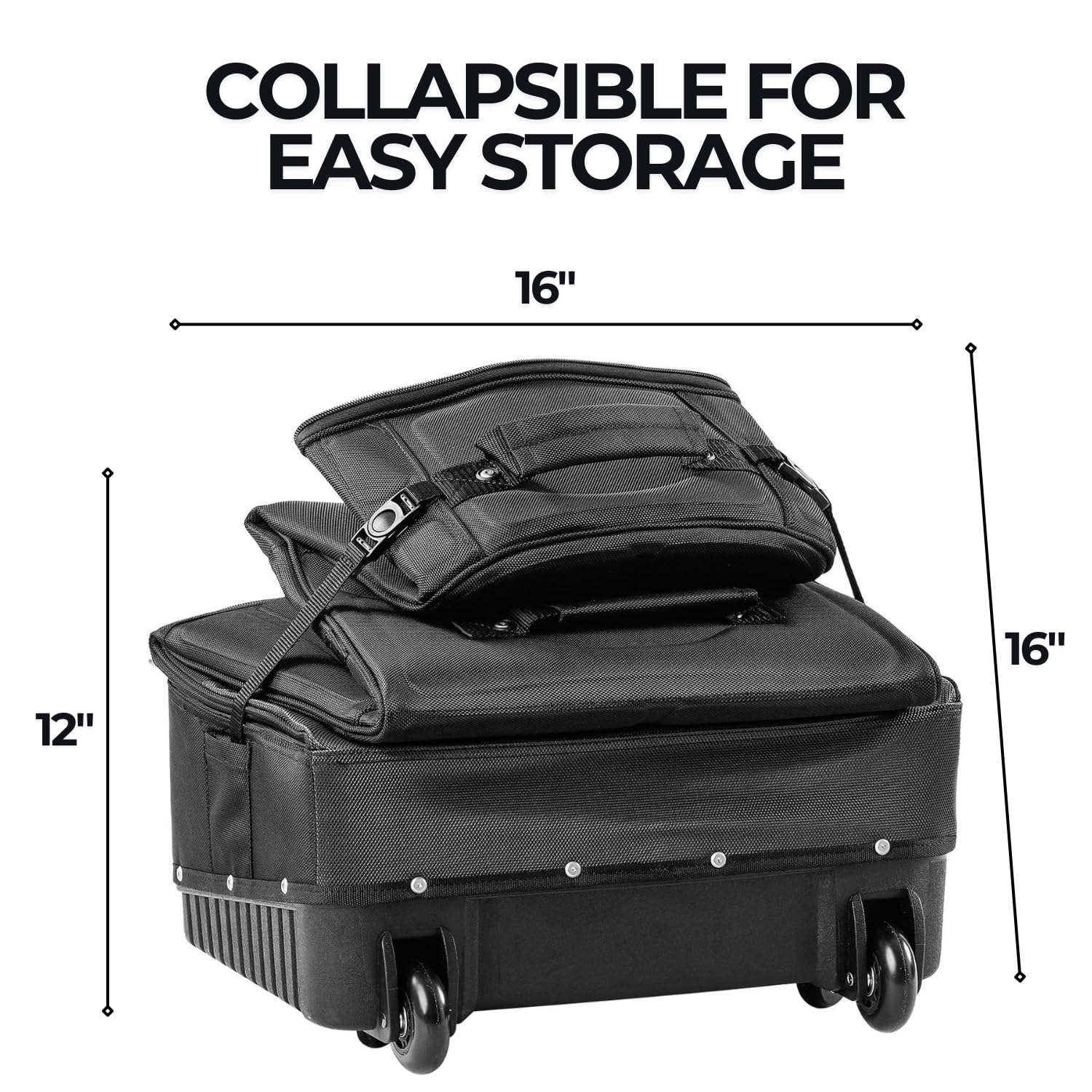 Izzo Golf Travel Bag - Durable Waterproof Golf Club Travel Cover Case with Wheels for Easy Transport - Perfect for Air Travel & Golf Tournaments