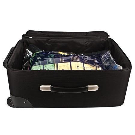 Travelon Set of 2 Premium Compression Packing Bags for Travel - Space Saving Luggage Organizers for Clothes, Suitcases & Vacations