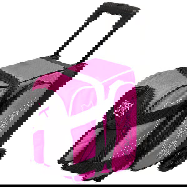 KR Strikeforce Hybrid Single Roller Pink Bowling Bag - Lightweight Durable Bowling Tote for Women & Men - Perfect for League Play, Tournaments & Practice Sessions