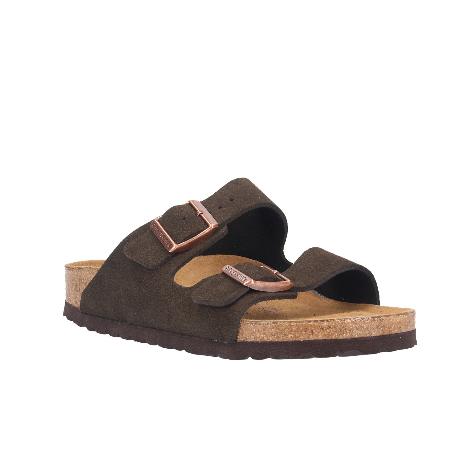 Birkenstock Unisex Soft Footbed Slippers - Brown Mocca - US Men's Size 8.5 | Comfortable House Shoes for Relaxing at Home, Spa & Lounging