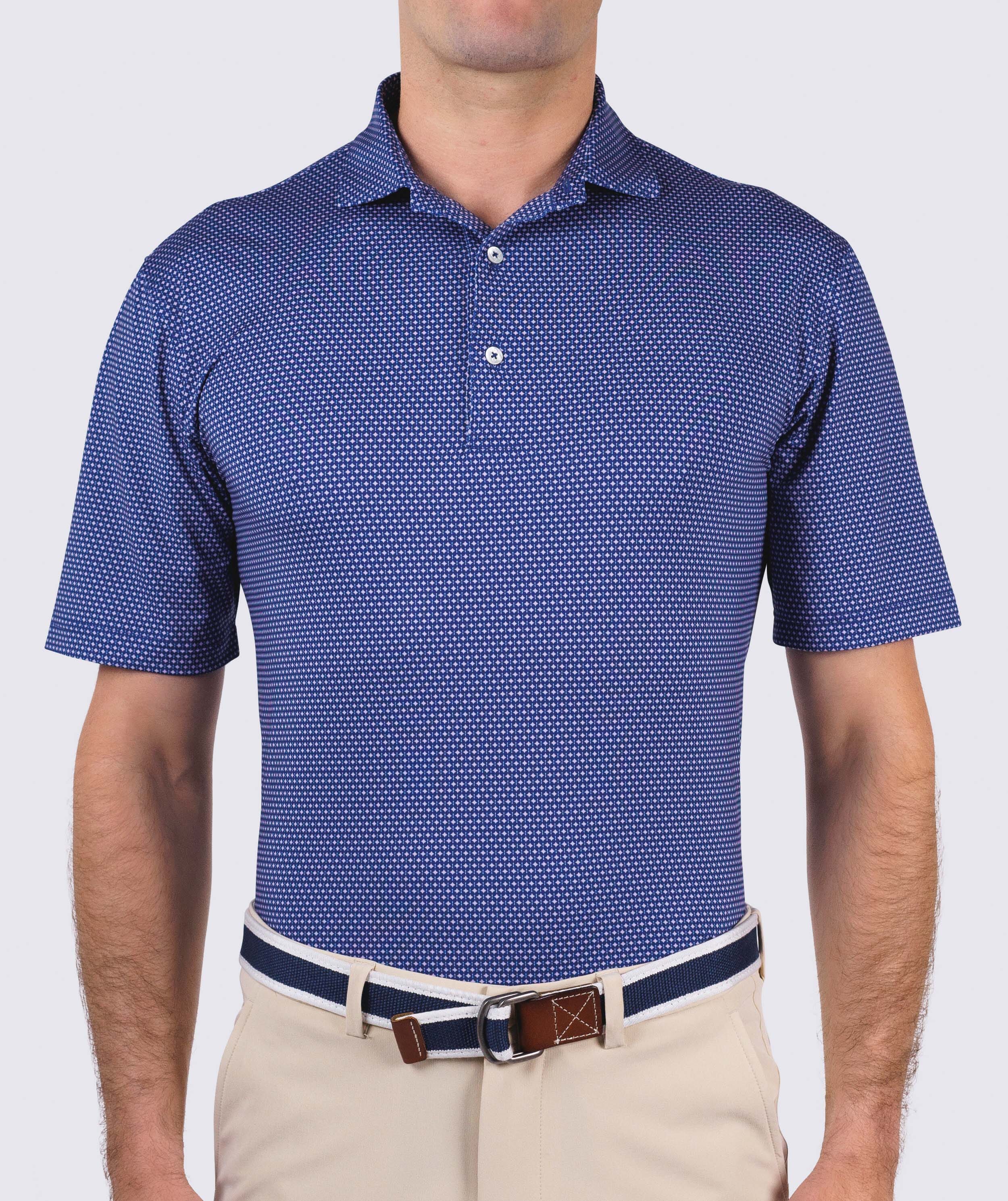 Xander Performance Polo Shirt for Men - Moisture Wicking, Breathable & Quick-Dry Golf & Casual Wear - Perfect for Sports, Office & Outdoor Activities