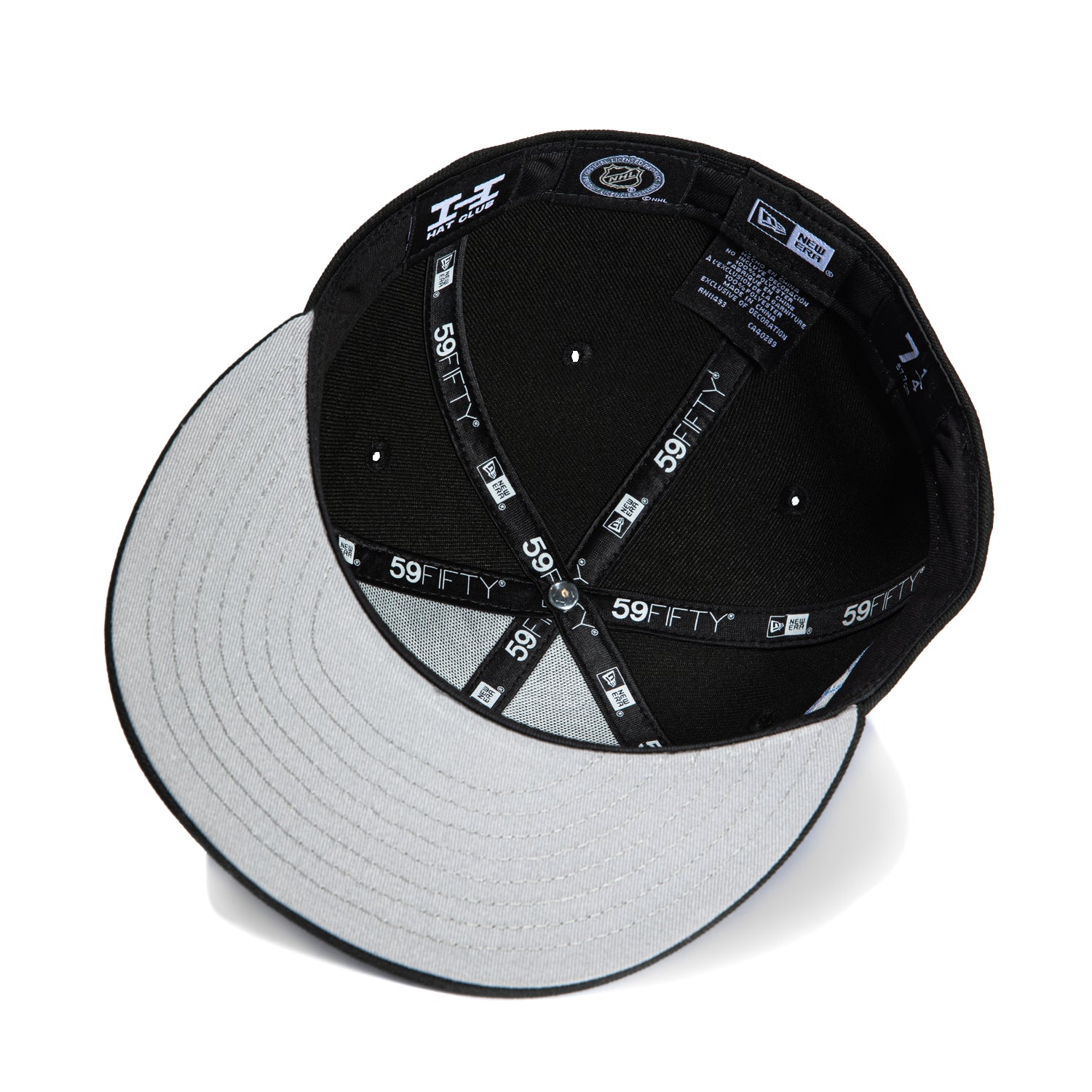 New Era 59Fifty Boston Bruins 90th Anniversary Patch Snapback Hat - Black & Light Blue NHL Hockey Cap for Men - Perfect for Games, Fan Gear & Streetwear Fashion