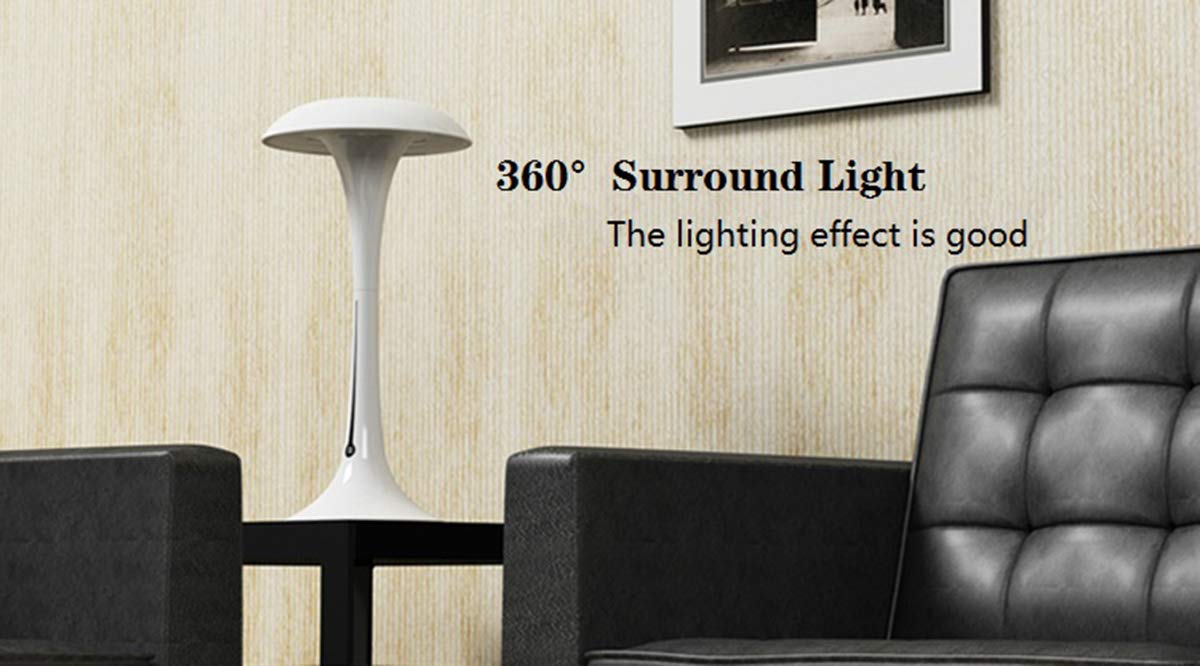 Magic Umbrella Eye Protection Table Lamp with Negative Ion & Photocatalyst Technology - Air Purifier for Home, Removes Formaldehyde, Smoke & Harmful Gases | Perfect for Bedroom, Office & Nursery Air Purification